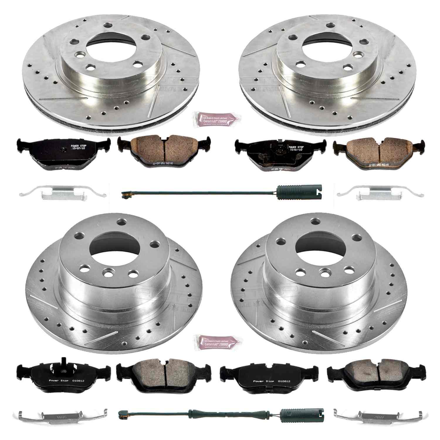 Power Stop 97-02 BMW Z3 Front & Rear Z23 Evolution Sport Brake Kit