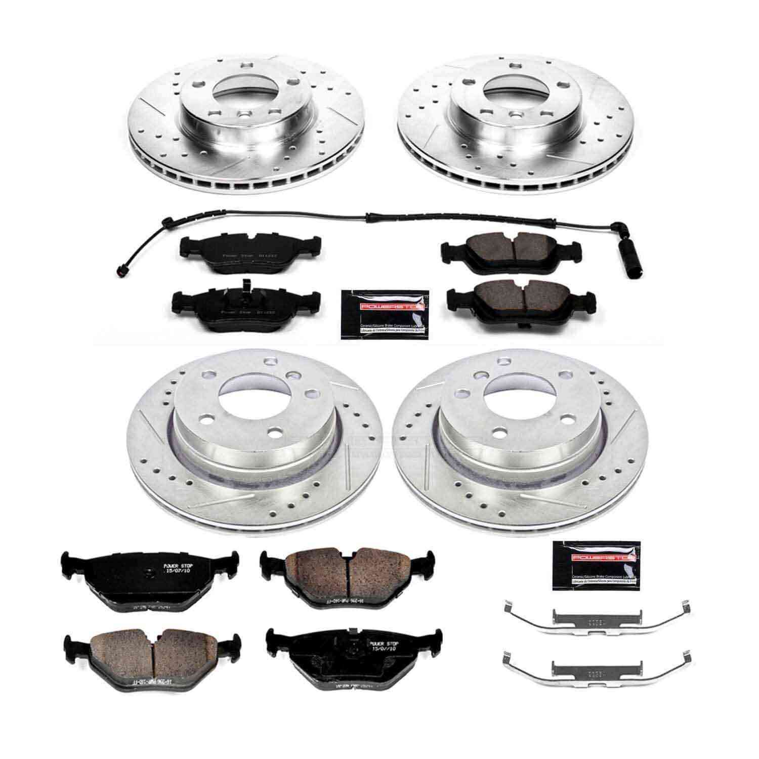 Power Stop 2000 BMW 323Ci Front & Rear Z23 Evolution Sport Brake Kit
