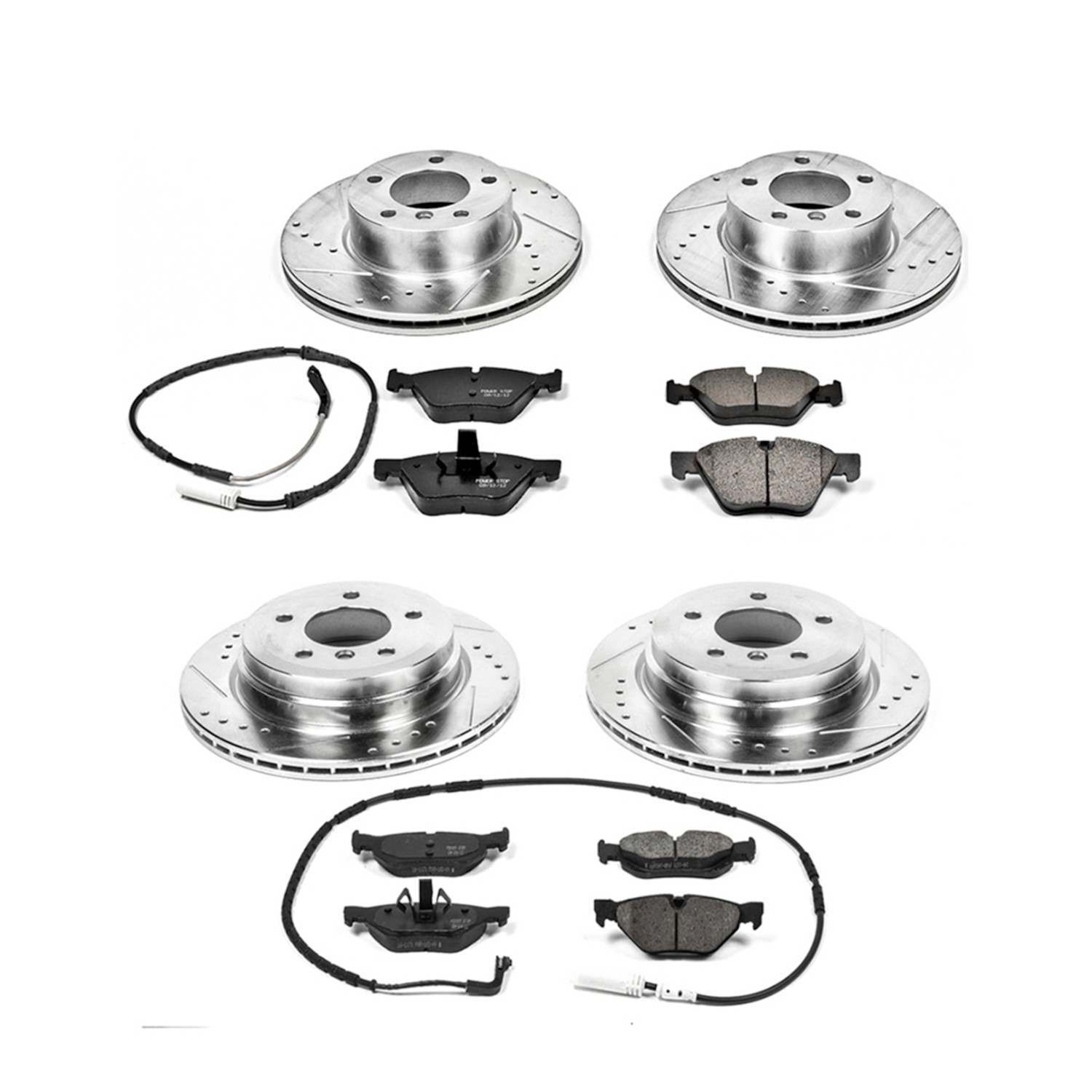 Power Stop 2006 BMW 325xi Front & Rear Z23 Evolution Sport Brake Kit