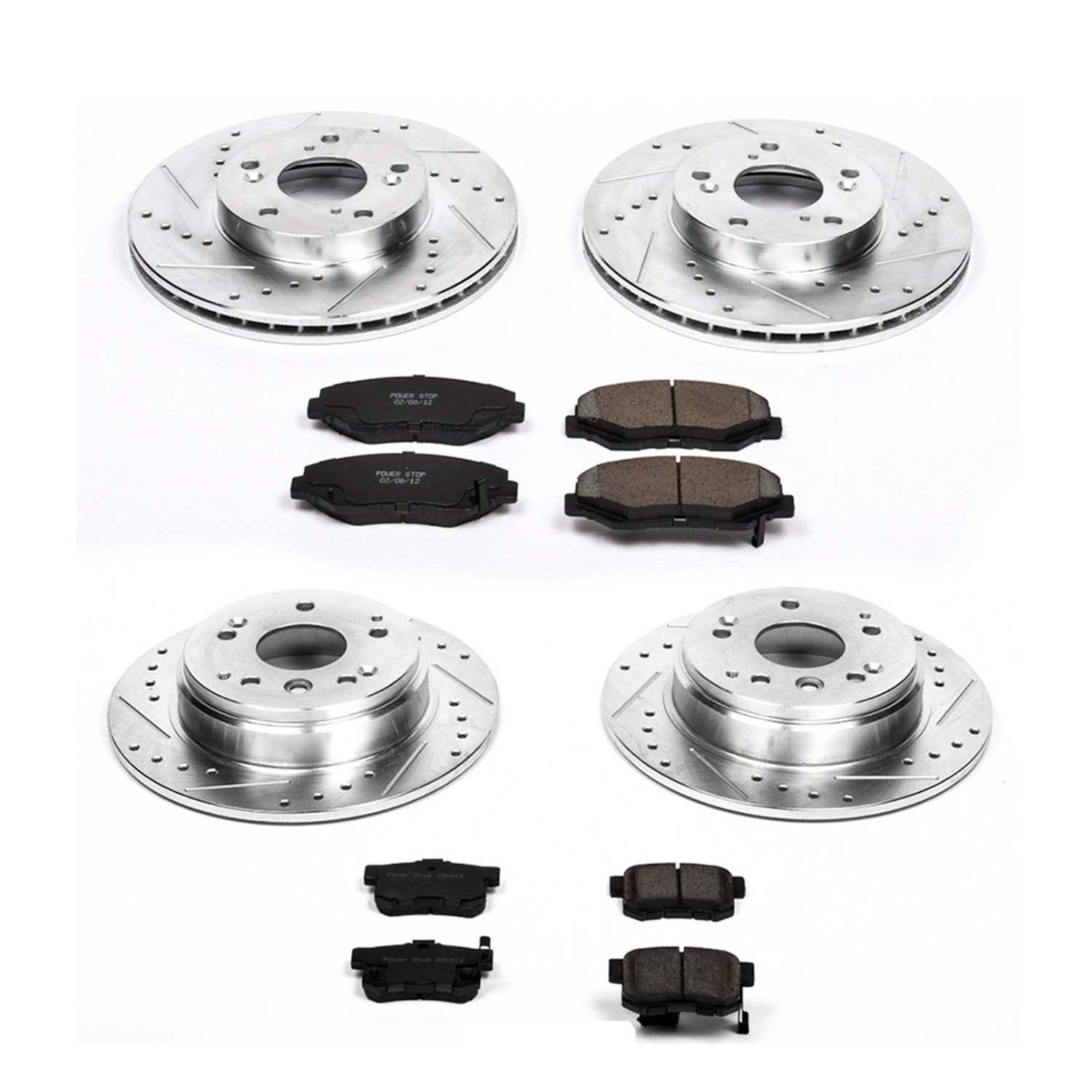 Power Stop 03-11 Honda Element Front & Rear Z23 Evolution Sport Brake Kit
