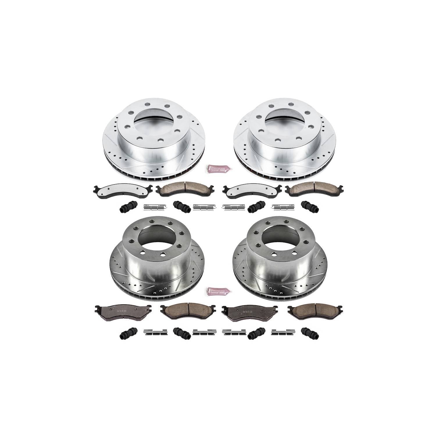 Power Stop 01-02 Dodge Ram 2500 Front & Rear Z36 Truck & Tow Brake Kit