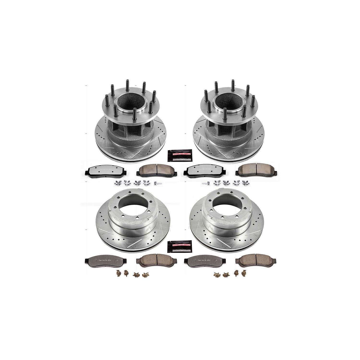 Power Stop 10-11 Ford F-350 Super Duty Front and Rear Z36 Truck & Tow Brake Kit
