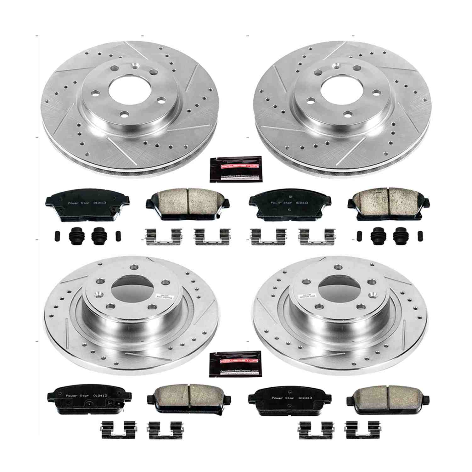 Power Stop 12-17 Buick Verano Front & Rear Z23 Evolution Sport Brake Kit