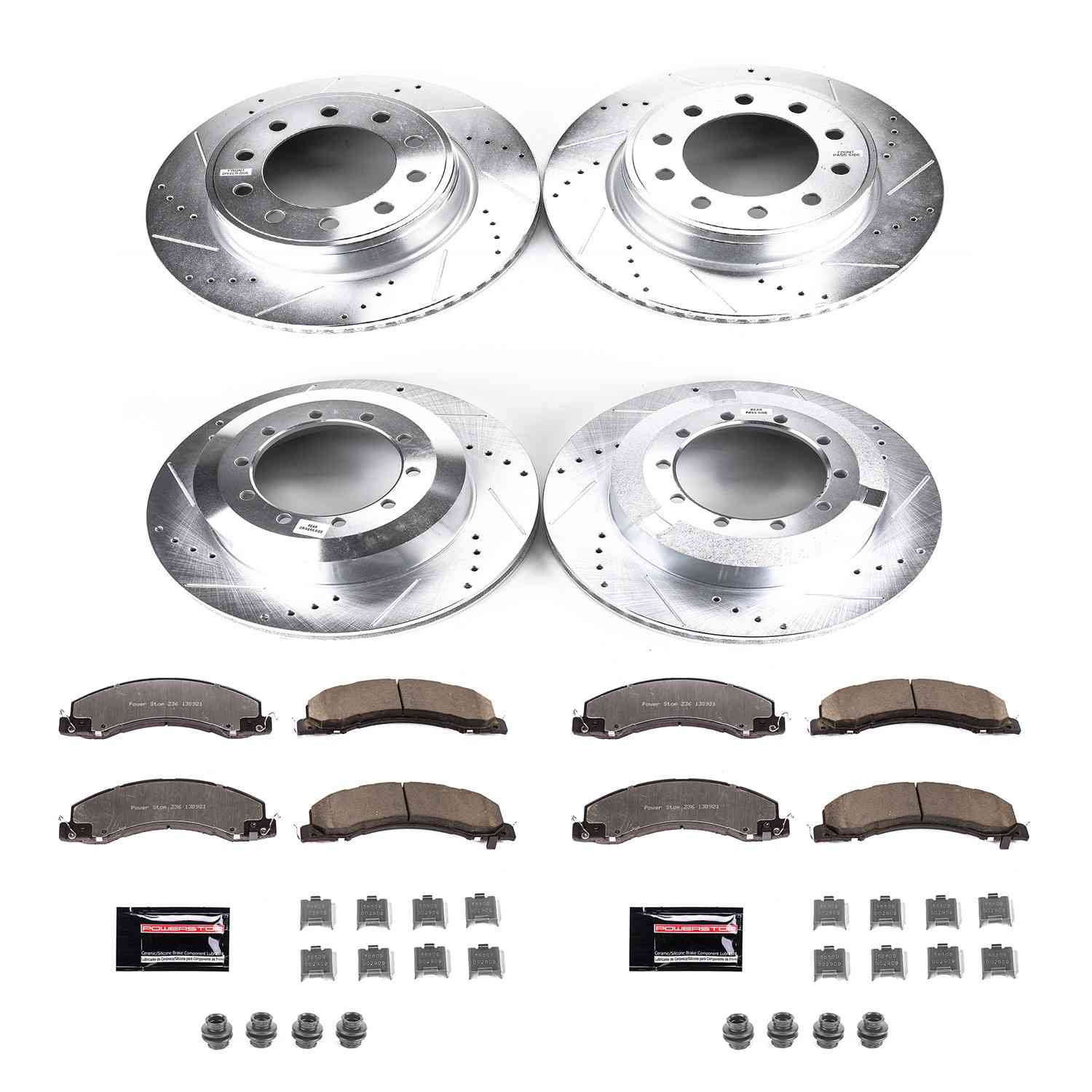 Power Stop 11-12 Ram 5500 Front & Rear Z36 Truck & Tow Brake Kit