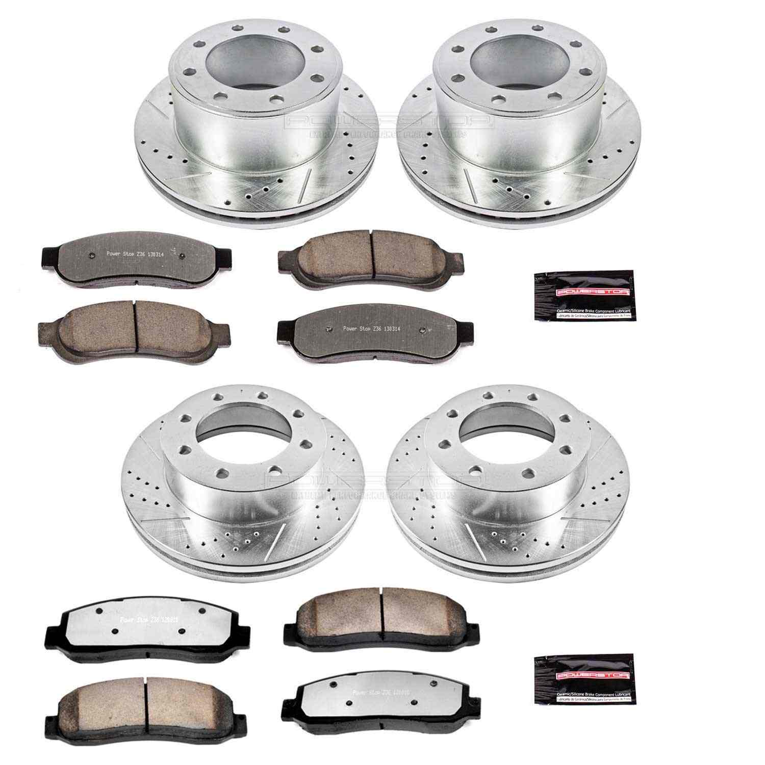 Power Stop 2010 Ford F-350 Super Duty Front and Rear Z36 Truck & Tow Brake Kit