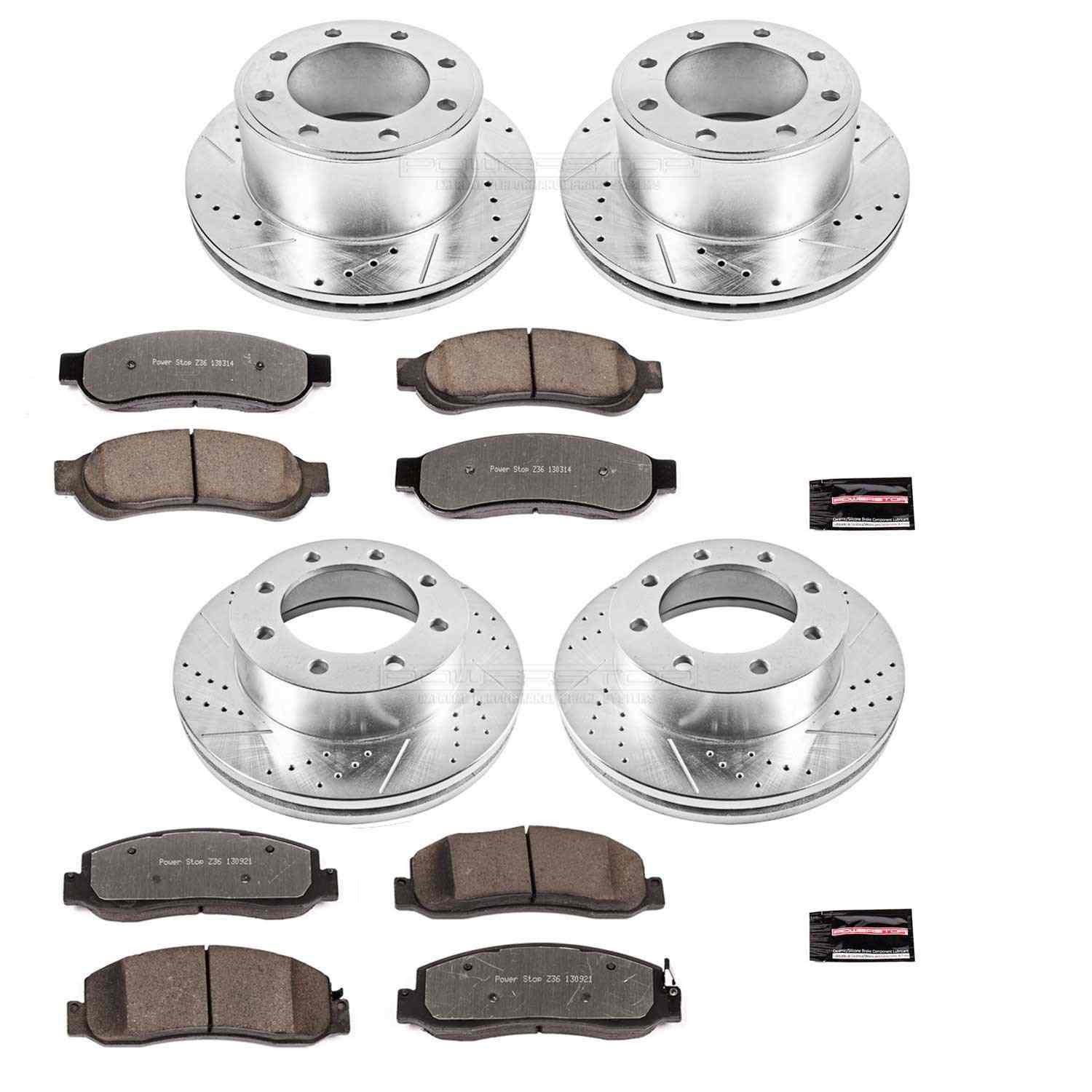 Power Stop 10-11 Ford F-250 Super Duty Front and Rear Z36 Truck & Tow Brake Kit