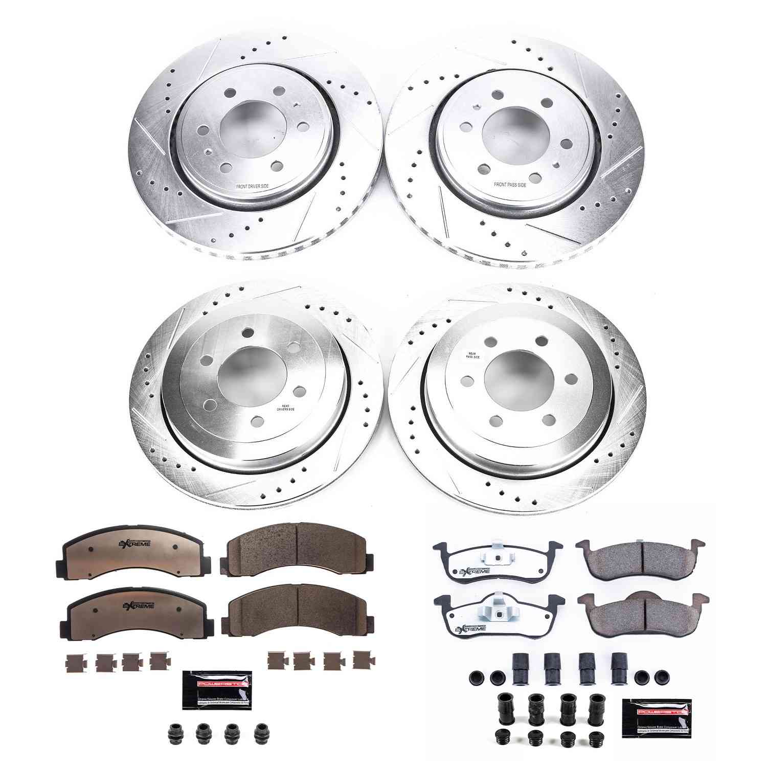 Power Stop 10-17 Ford Expedition Front & Rear Z36 Truck & Tow Brake Kit
