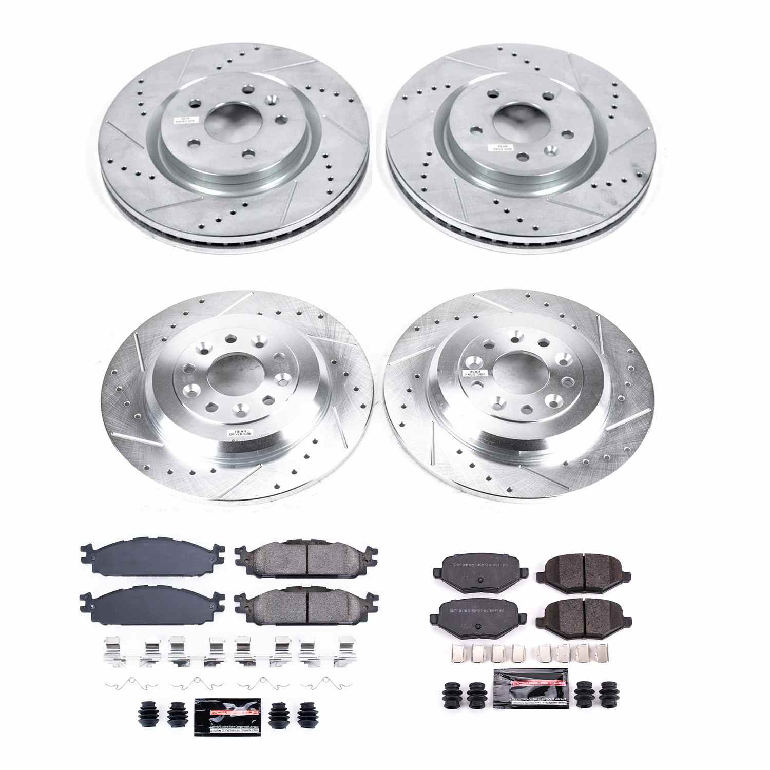 Power Stop 11-19 Ford Explorer Front & Rear Z23 Evolution Sport Brake Kit