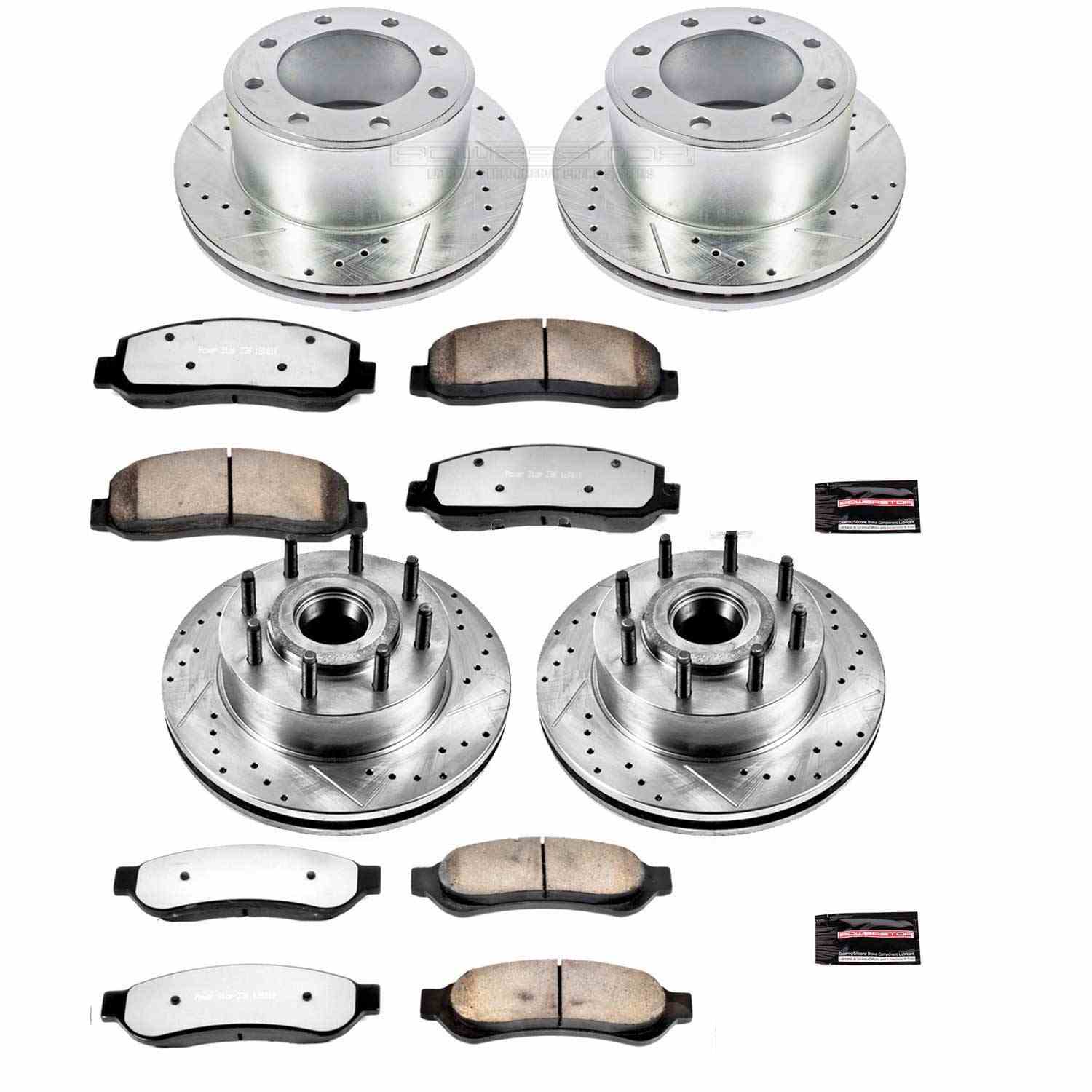 Power Stop 07-10 Ford F-350 Super Duty Front and Rear Z36 Truck & Tow Brake Kit