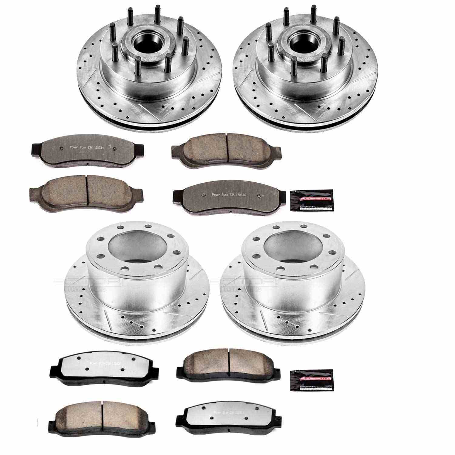 Power Stop 09-10 Ford F-250 Super Duty Front and Rear Z36 Truck & Tow Brake Kit