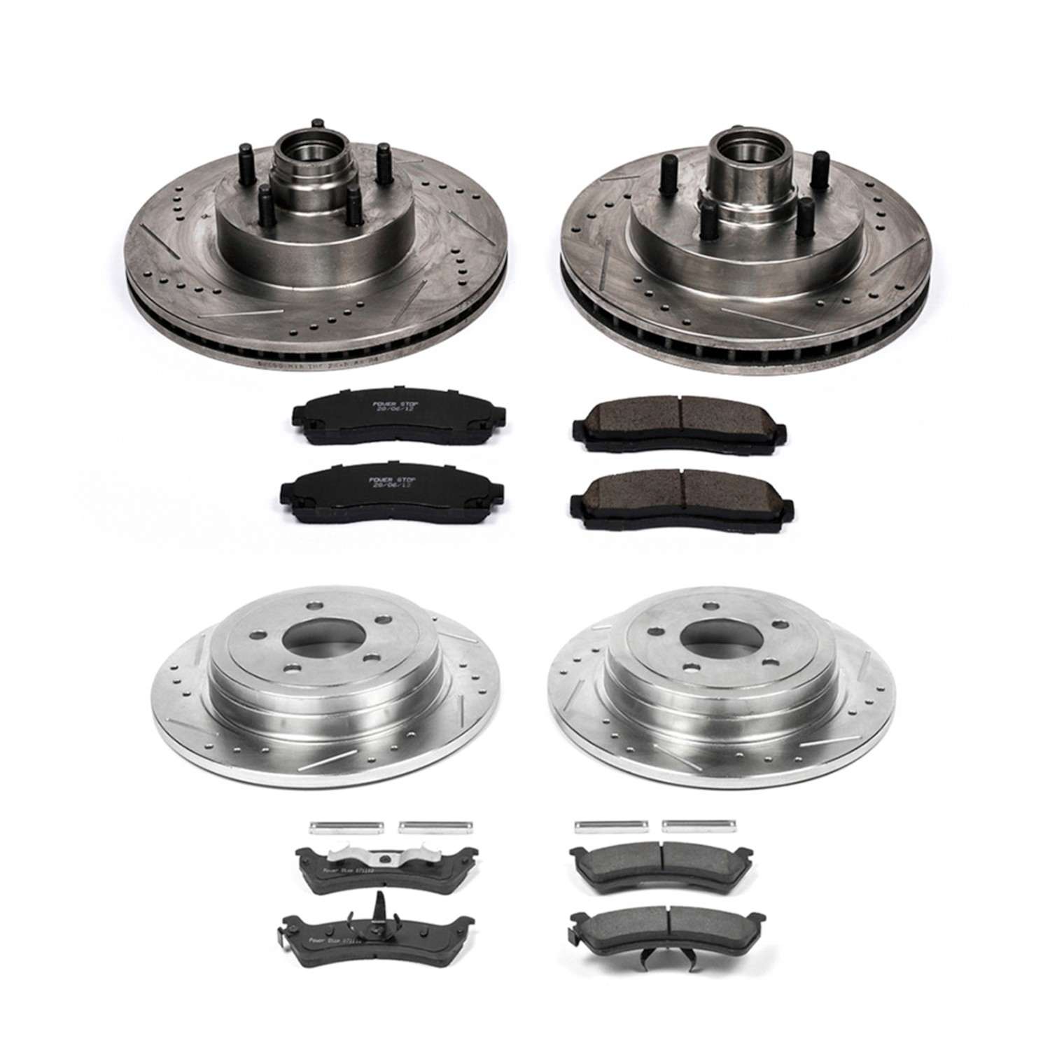 Power Stop 2003 Ford Explorer Sport Front & Rear Z23 Evolution Sport Brake Kit