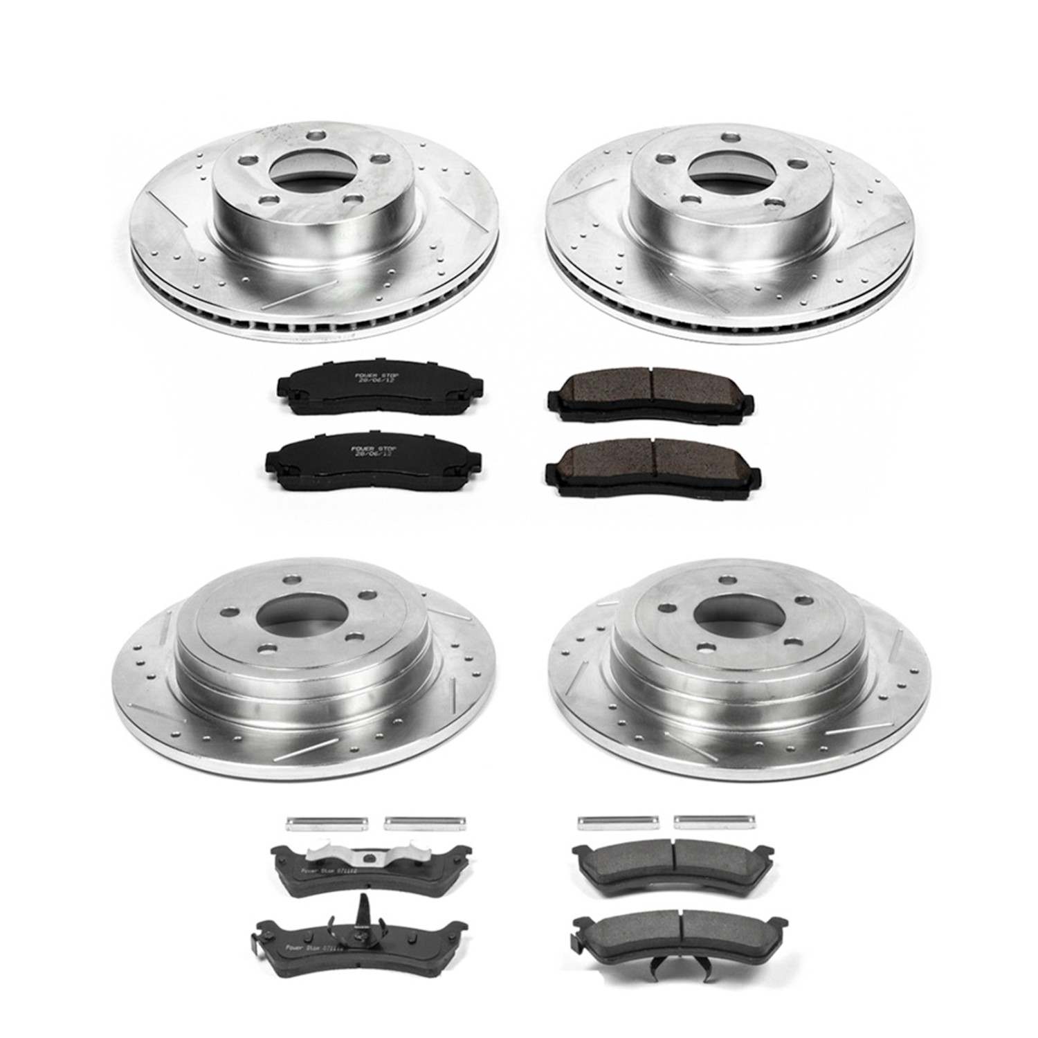 Power Stop 2003 Ford Explorer Sport Front & Rear Z23 Evolution Sport Brake Kit