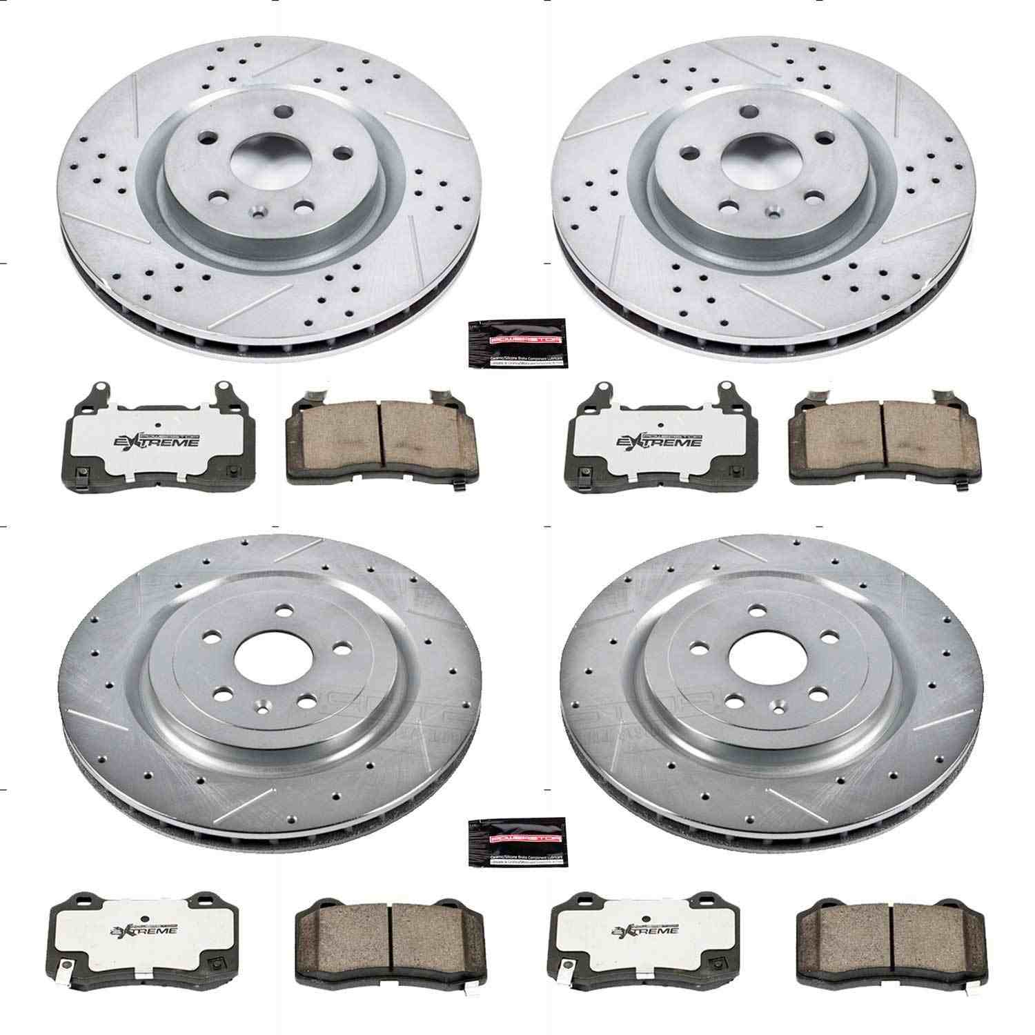 Power Stop 10-15 Chevrolet Camaro Front & Rear Z26 Street Warrior Brake Kit