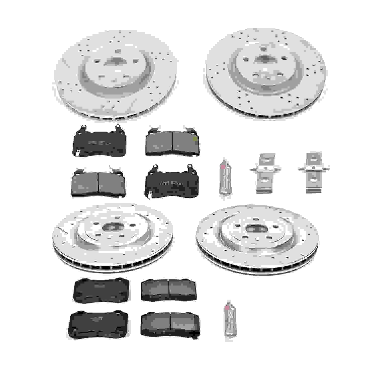 Power Stop 10-15 Chevrolet Camaro Front & Rear Z23 Evolution Sport Brake Kit