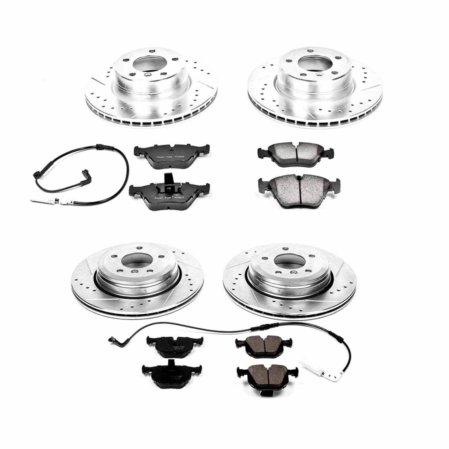 Power Stop 04-05 BMW 525i Front & Rear Z23 Evolution Sport Brake Kit