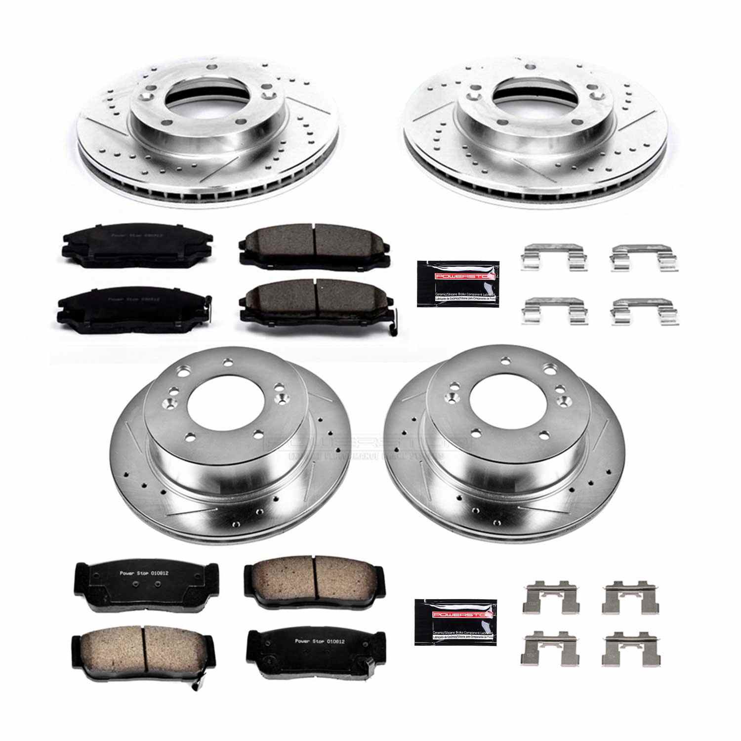 Power Stop 03-06 Kia Sorento Front & Rear Z23 Evolution Sport Brake Kit