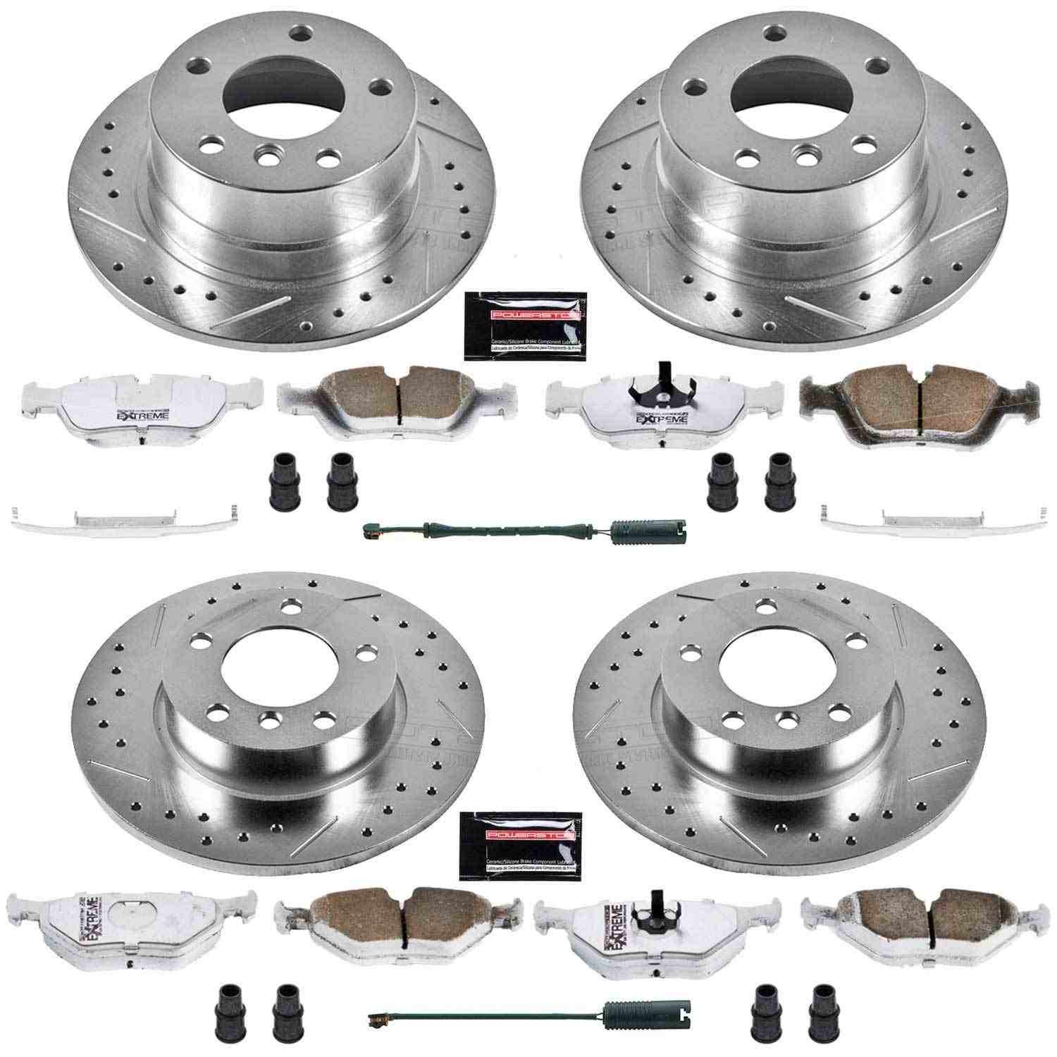Power Stop 96-98 BMW Z3 Front & Rear Z26 Street Warrior Brake Kit