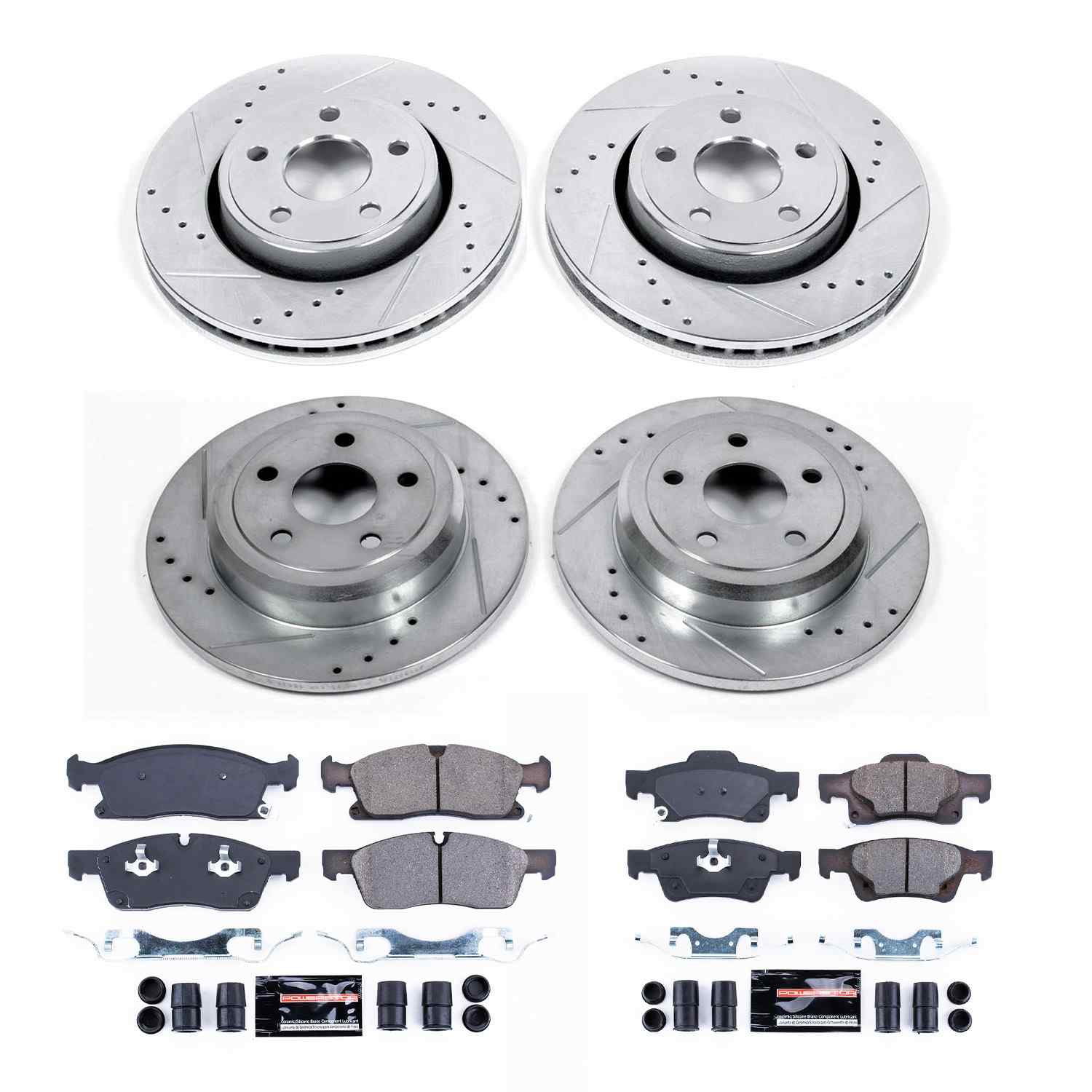 Power Stop 11-19 Dodge Durango Front & Rear Z23 Evolution Sport Brake Kit