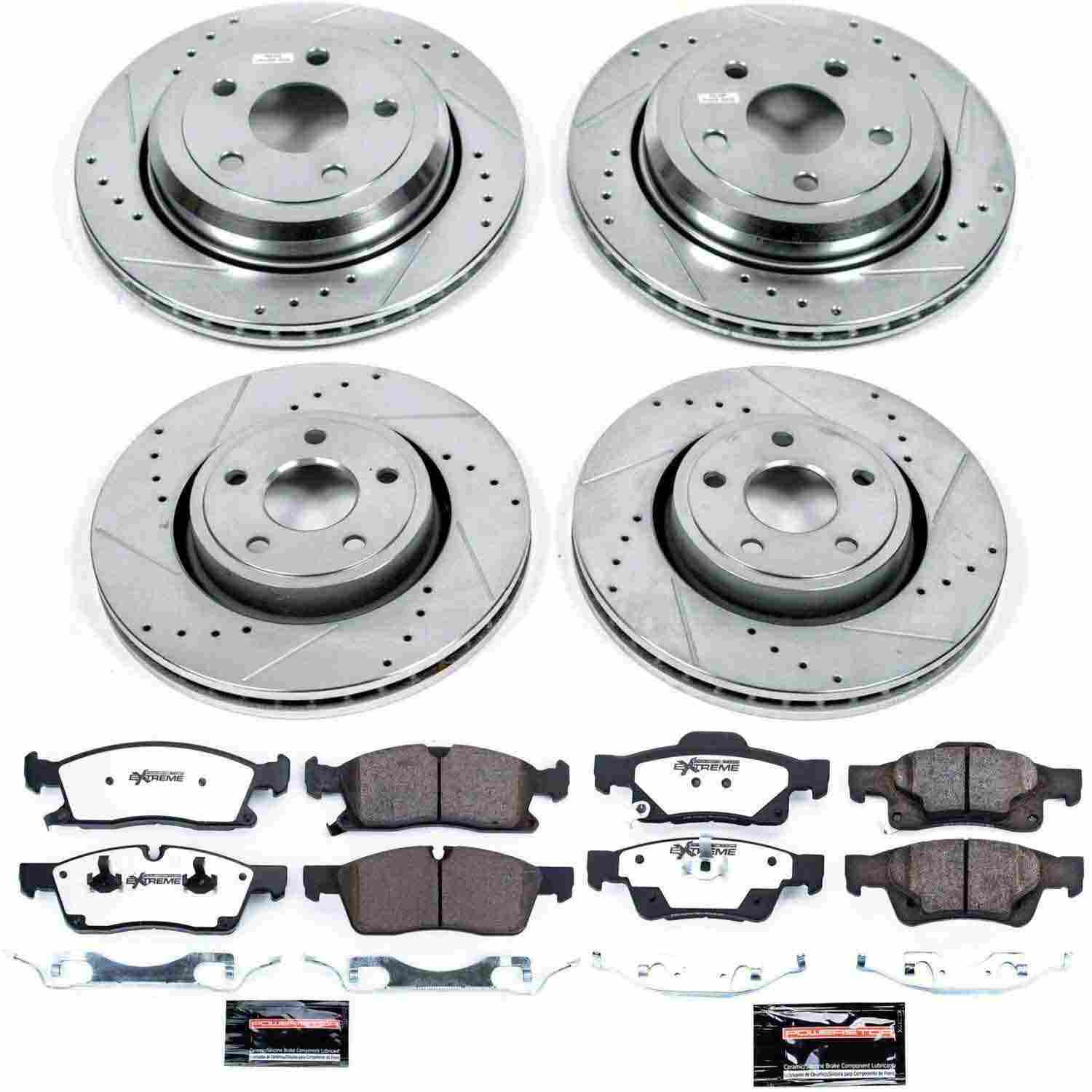 Power Stop 11-19 Dodge Durango Front & Rear Z36 Truck & Tow Brake Kit