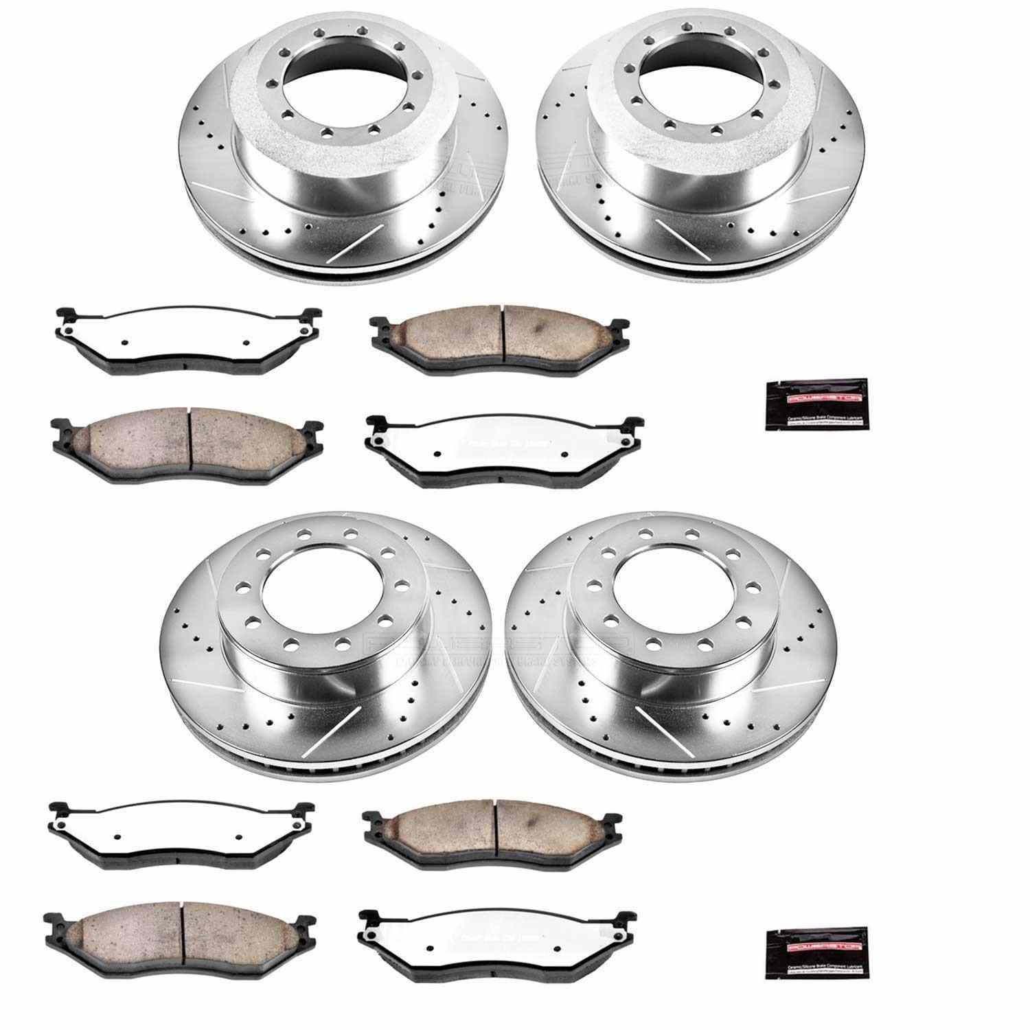 Power Stop 05-16 Ford F-550 Super Duty Front and Rear Z36 Truck & Tow Brake Kit