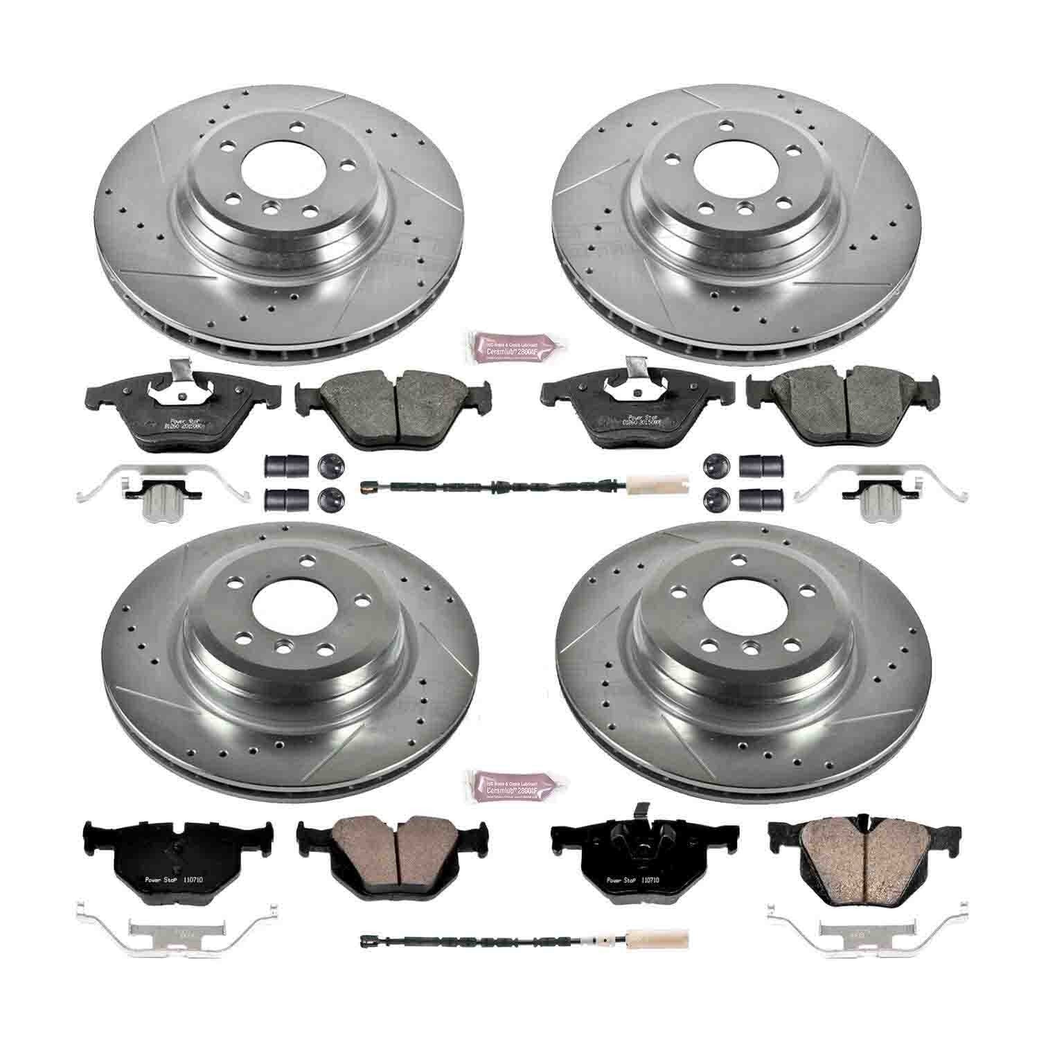 Power Stop 11-13 BMW 335i Front & Rear Z23 Evolution Sport Brake Kit
