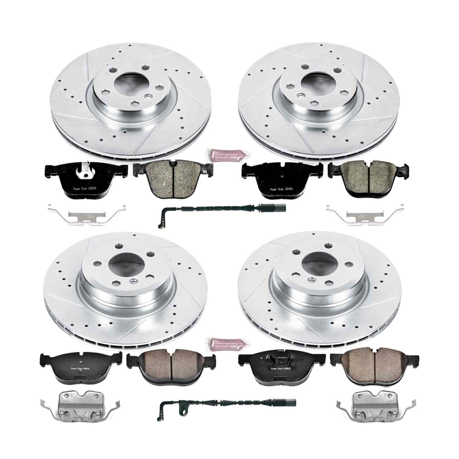 Power Stop 07-10 BMW X5 Front & Rear Z23 Evolution Sport Brake Kit