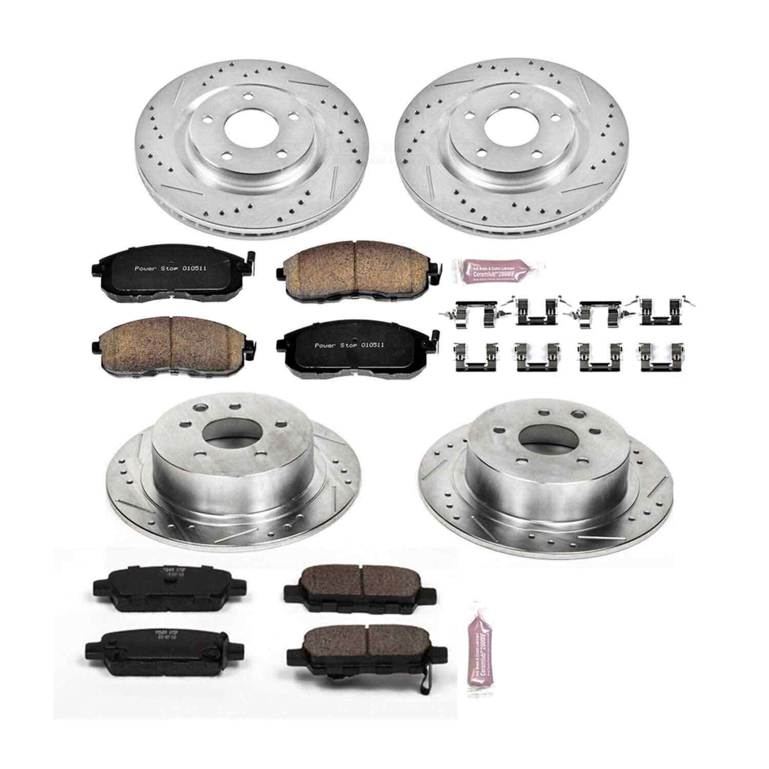 Power Stop 11-17 Nissan Juke Front & Rear Z23 Evolution Sport Brake Kit