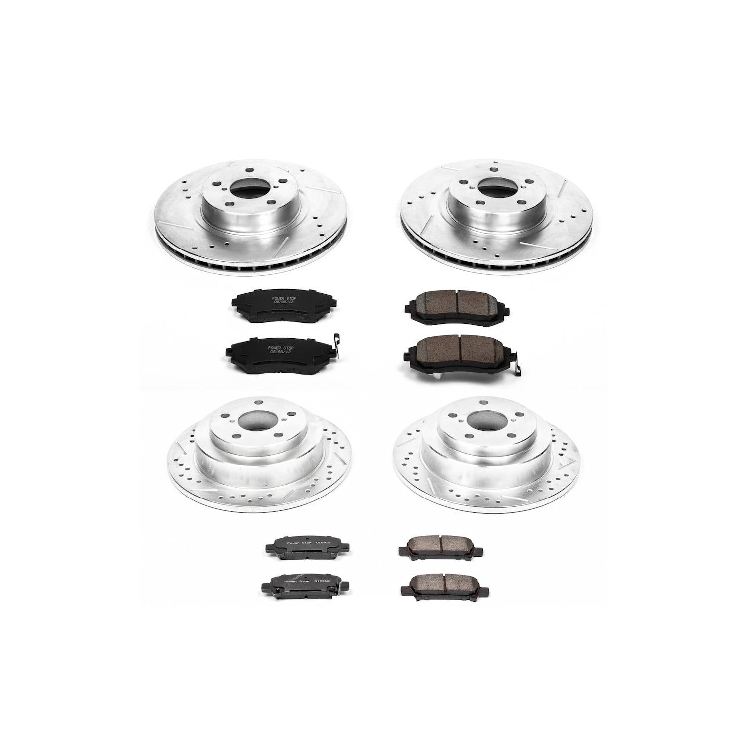 Power Stop 02-03 Subaru Impreza Front & Rear Z23 Evolution Sport Brake Kit