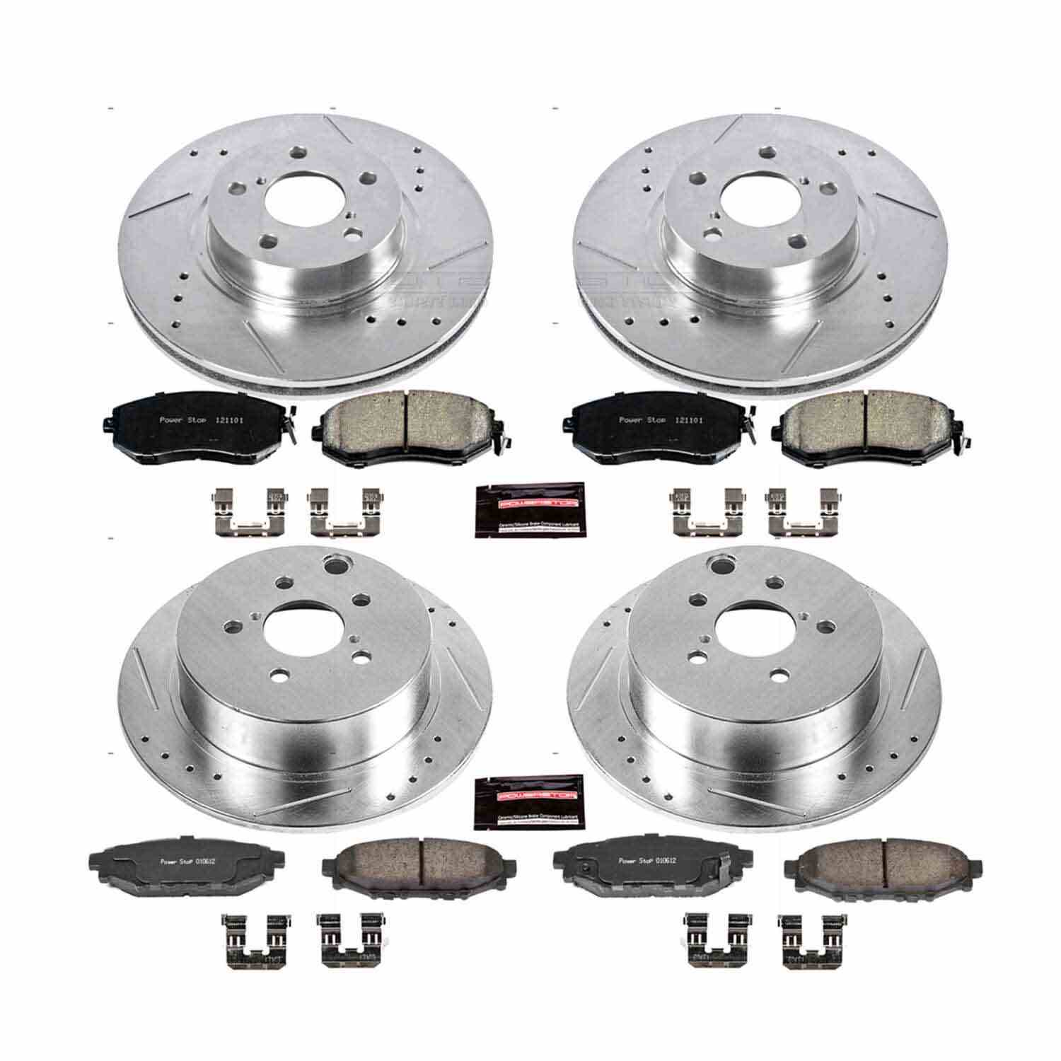 Power Stop 12-16 Subaru Impreza Front & Rear Z23 Evolution Sport Brake Kit