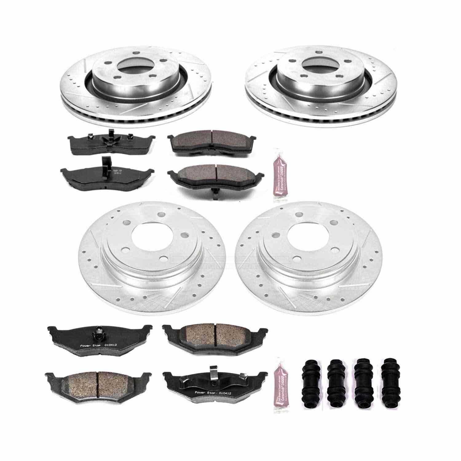 Power Stop 00-04 Chrysler Concorde Front & Rear Z23 Evolution Sport Brake Kit