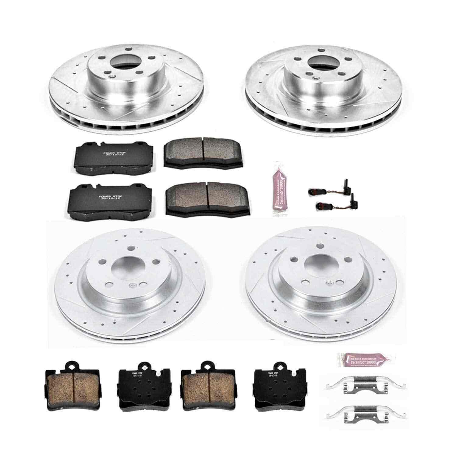 Power Stop 00-03 Mercedes-Benz CL500 Front & Rear Z23 Evolution Sport Brake Kit