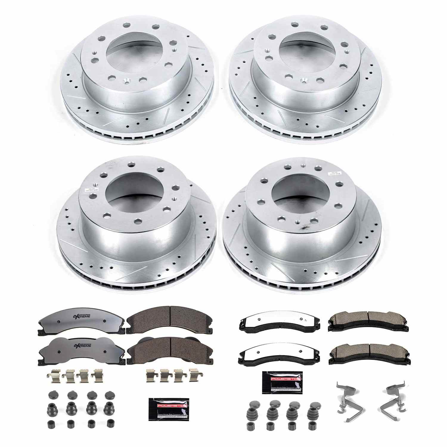 Power Stop 12-14 Chevrolet Silverado 2500 HD Front & Rear Z36 Truck & Tow Brake Kit