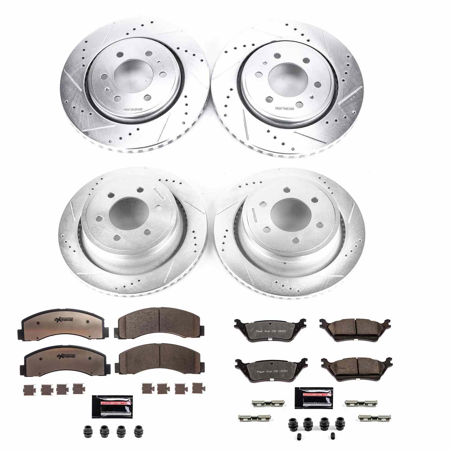 Power Stop 12-18 Ford F-150 Front & Rear Z36 Truck & Tow Brake Kit