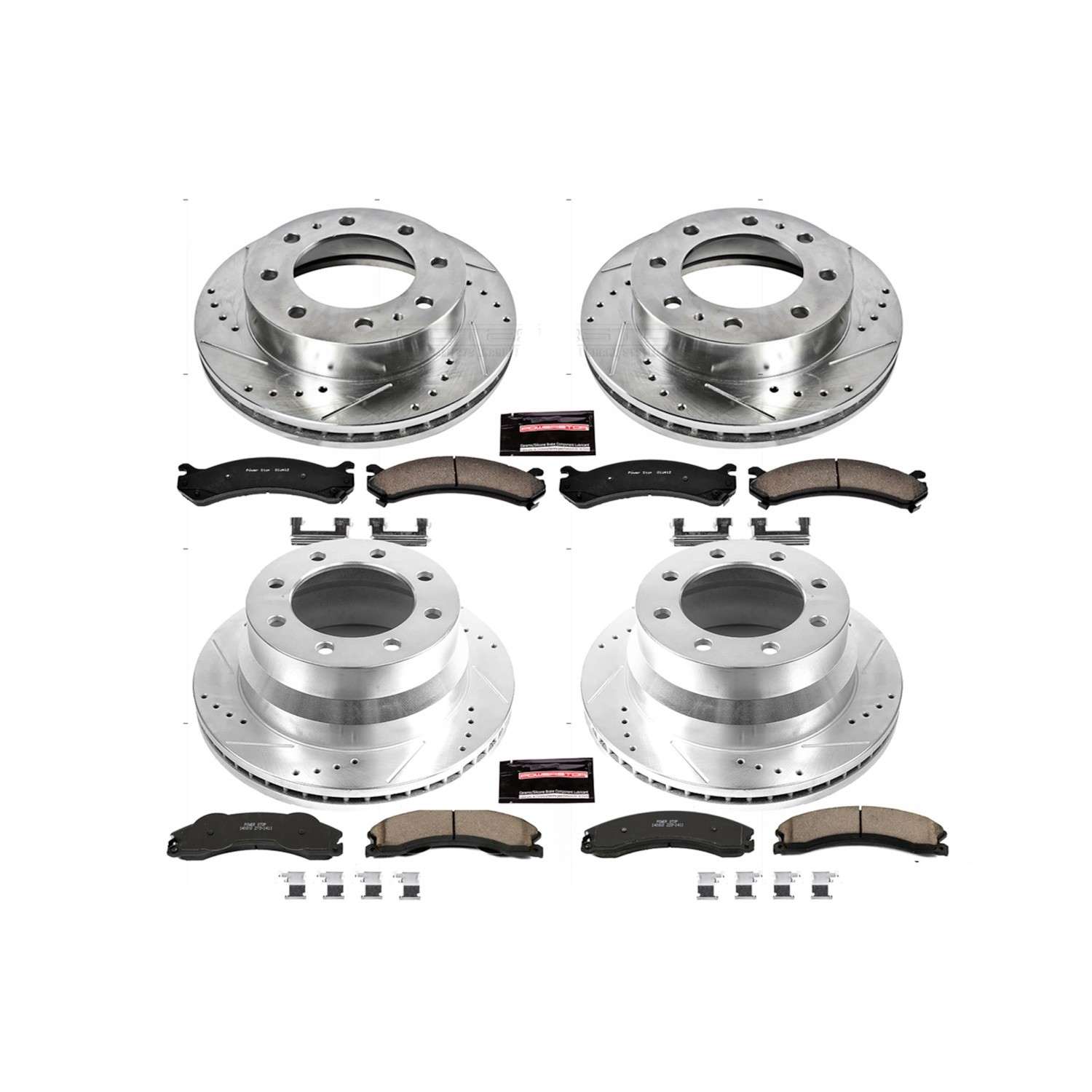 Power Stop 09-20 Chevrolet Express 3500 Front & Rear Z23 Evolution Brake Kit