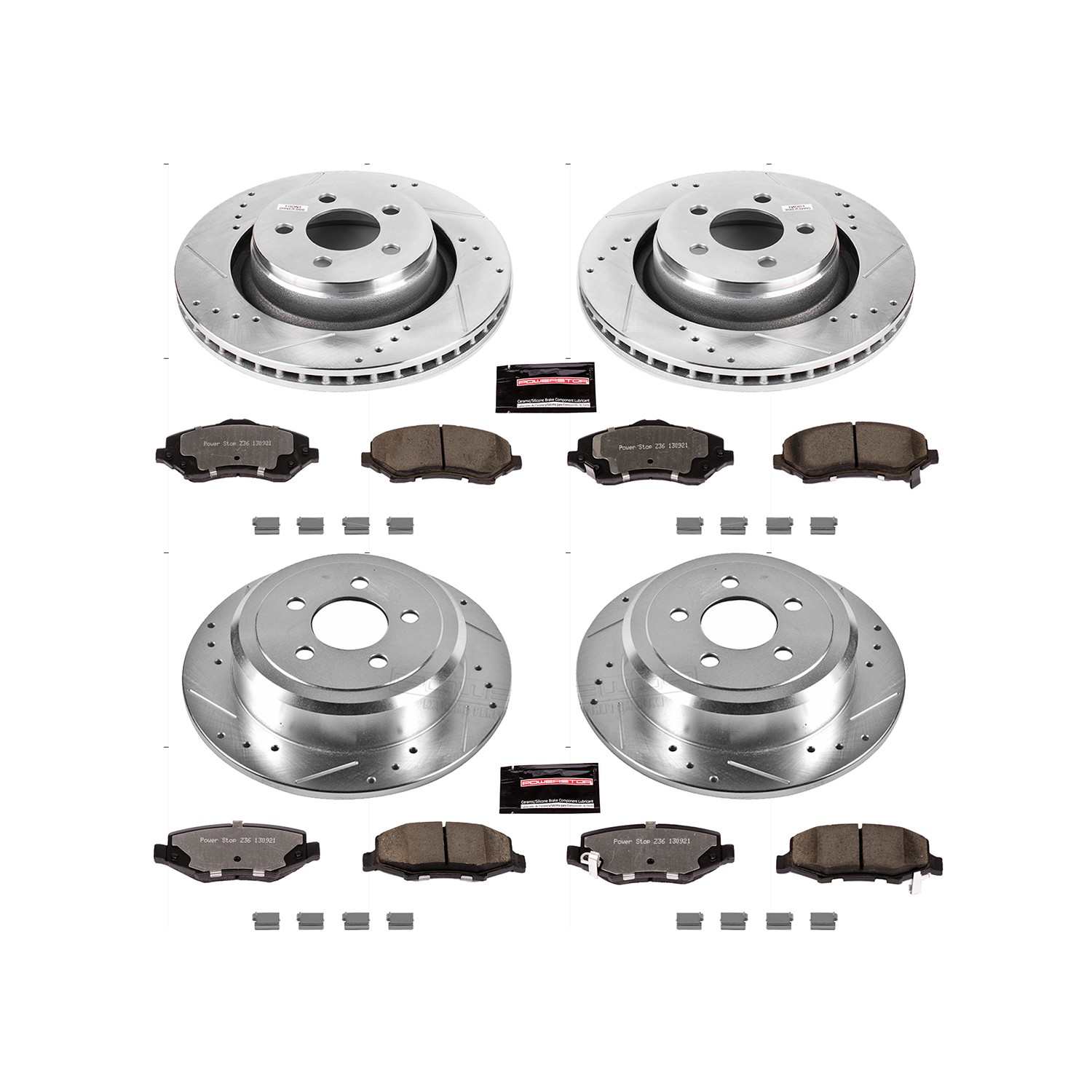 Power Stop 09-11 Dodge Nitro Front & Rear Z36 Truck & Tow Brake Kit