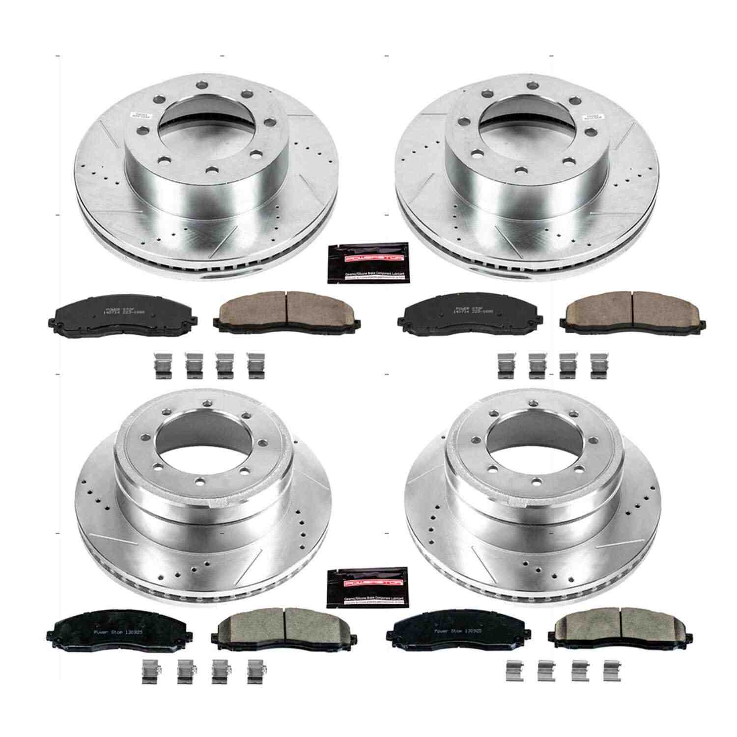 Power Stop 13-16 Ford F-450 Super Duty Front & Rear Z23 Evolution Brake Kit