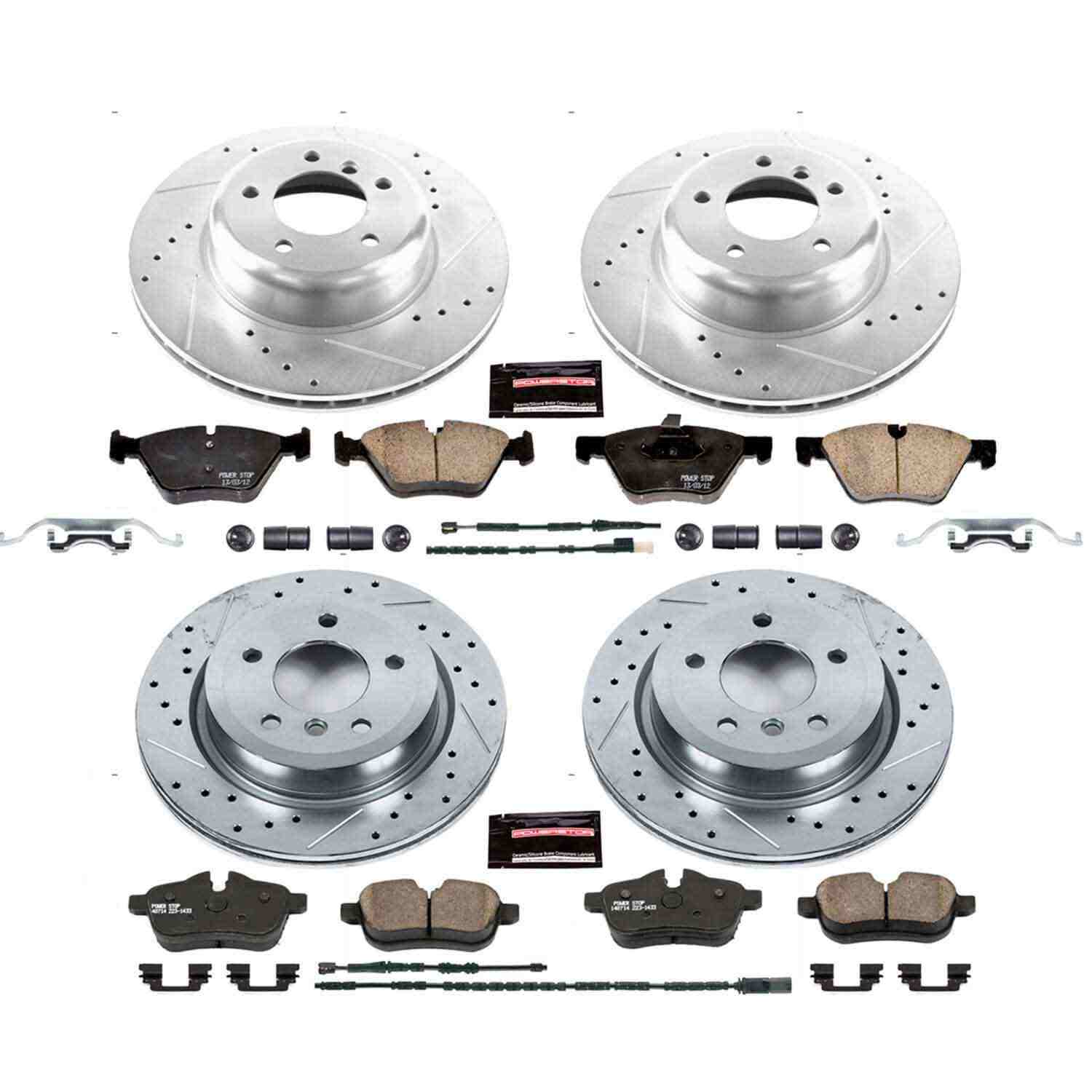 Power Stop 11-16 BMW Z4 Front & Rear Z23 Evolution Sport Brake Kit