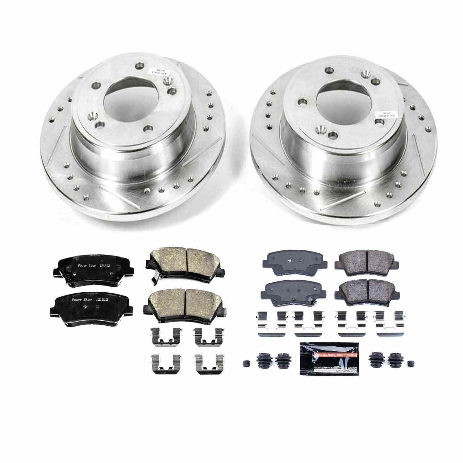 Power Stop 12-15 Hyundai Veloster Front & Rear Z23 Evolution Sport Brake Kit
