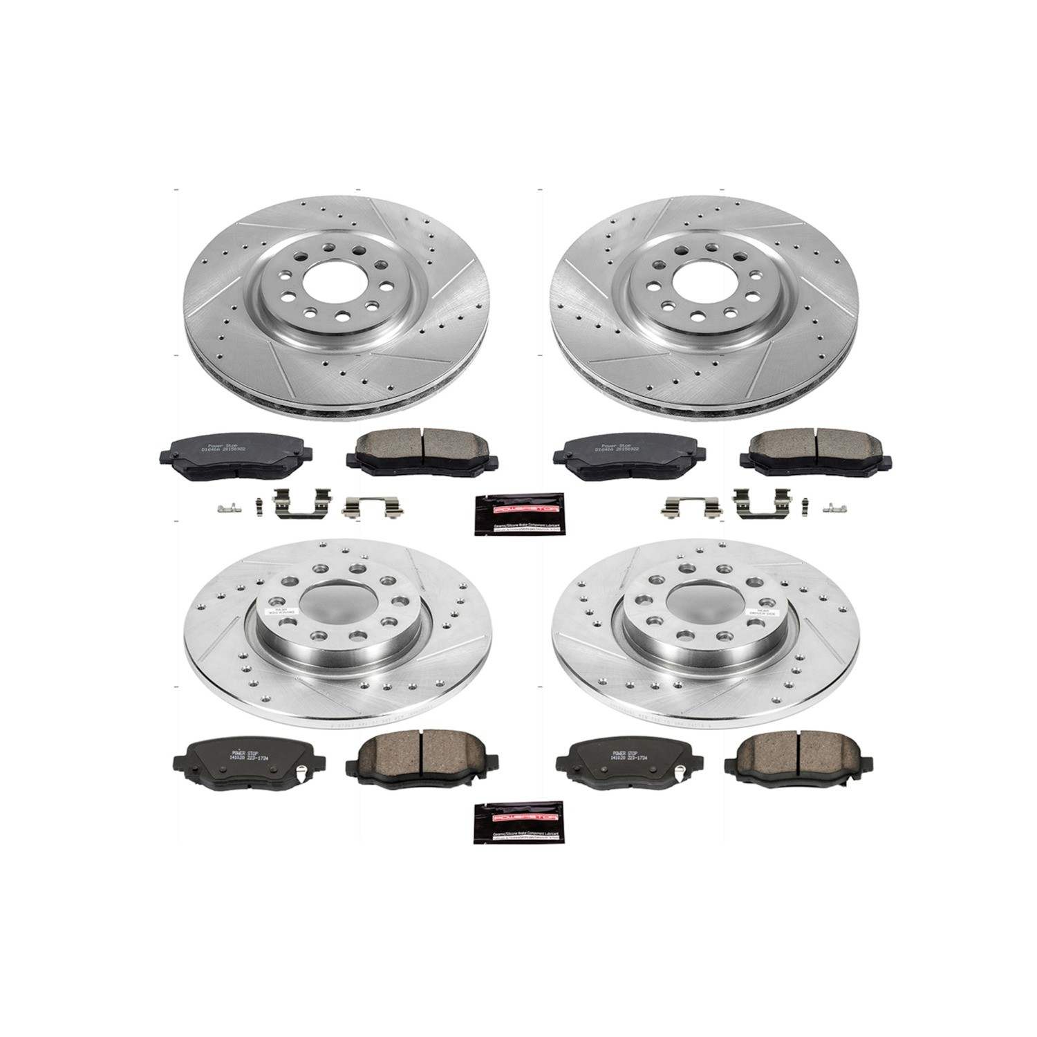 Power Stop 15-17 Chrysler 200 Front & Rear Z23 Evolution Sport Brake Kit