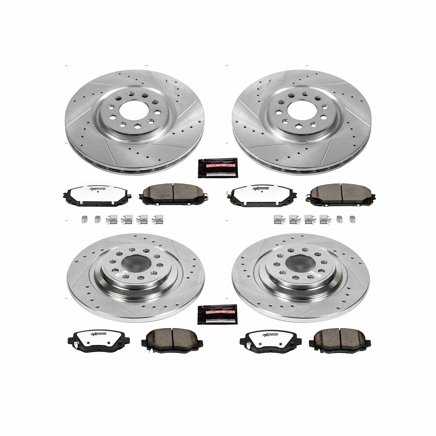 Power Stop 14-16 Jeep Cherokee Front & Rear Z36 Truck & Tow Brake Kit