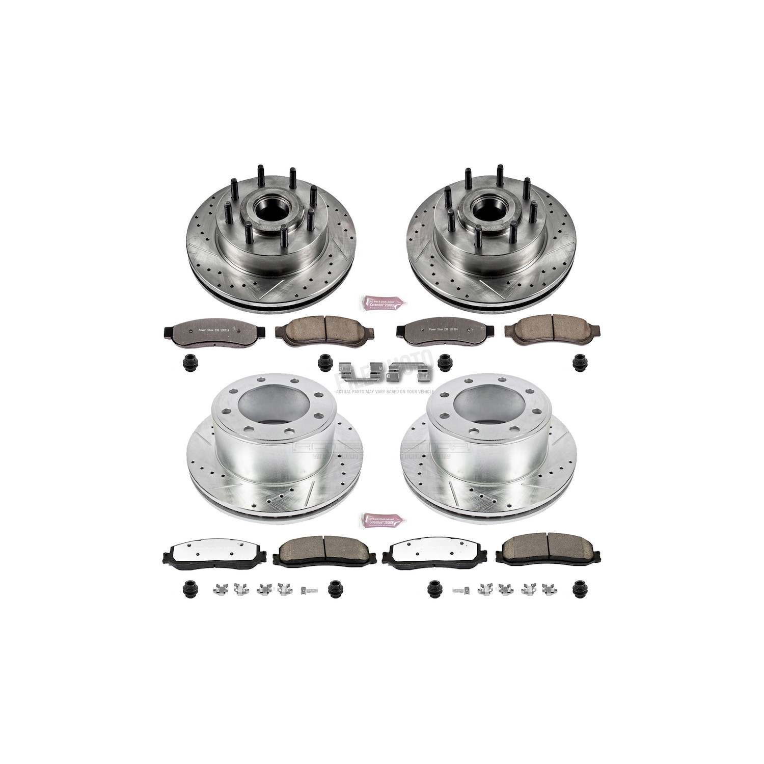 Power Stop 2012 Ford F-350 Super Duty Front & Rear Z36 Truck & Tow Brake Kit