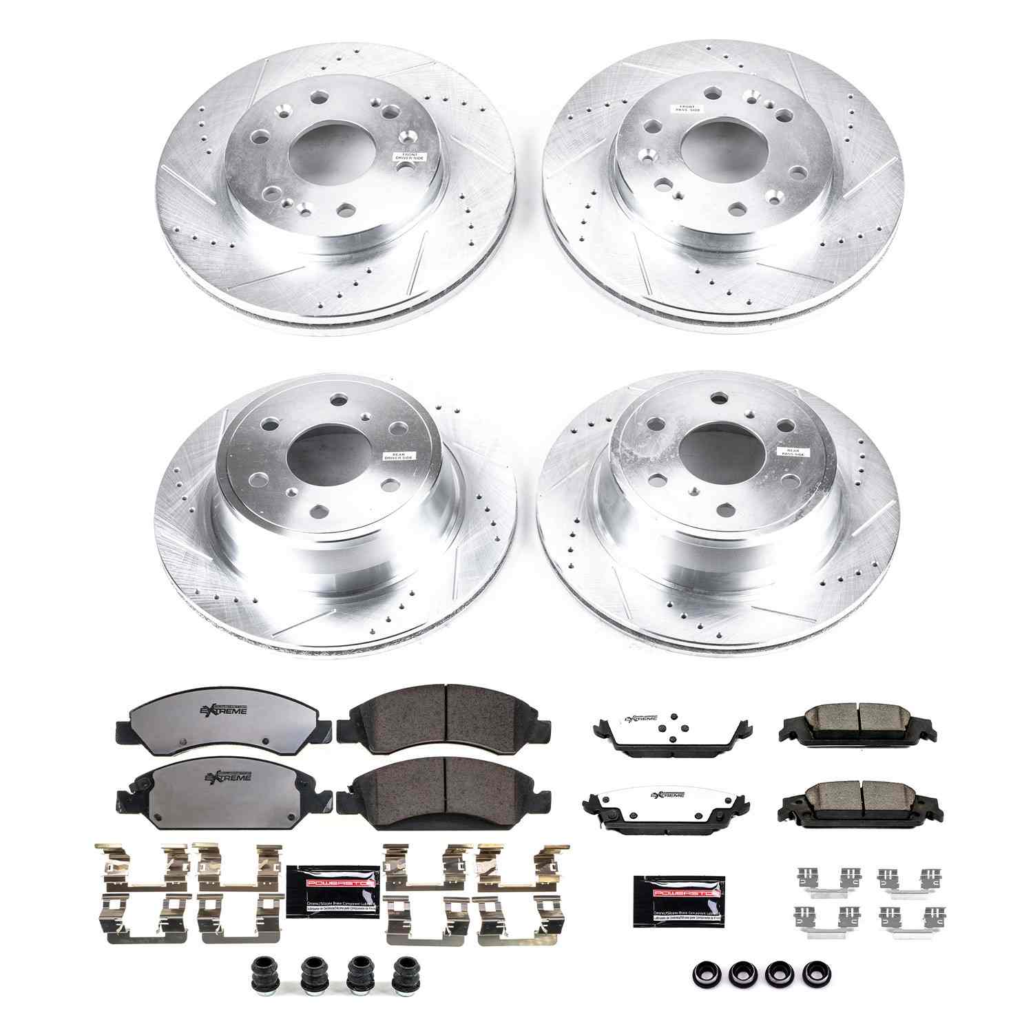 Power Stop 15-19 Cadillac Escalade Front & Rear Z36 Truck & Tow Brake Kit