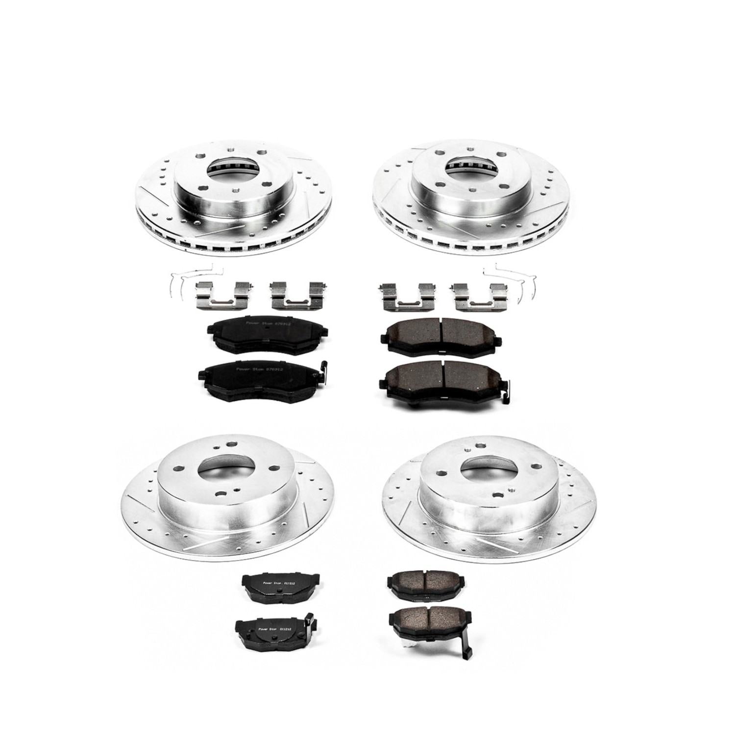 Power Stop 89-94 Nissan 240SX Front & Rear Z23 Evolution Sport Brake Kit