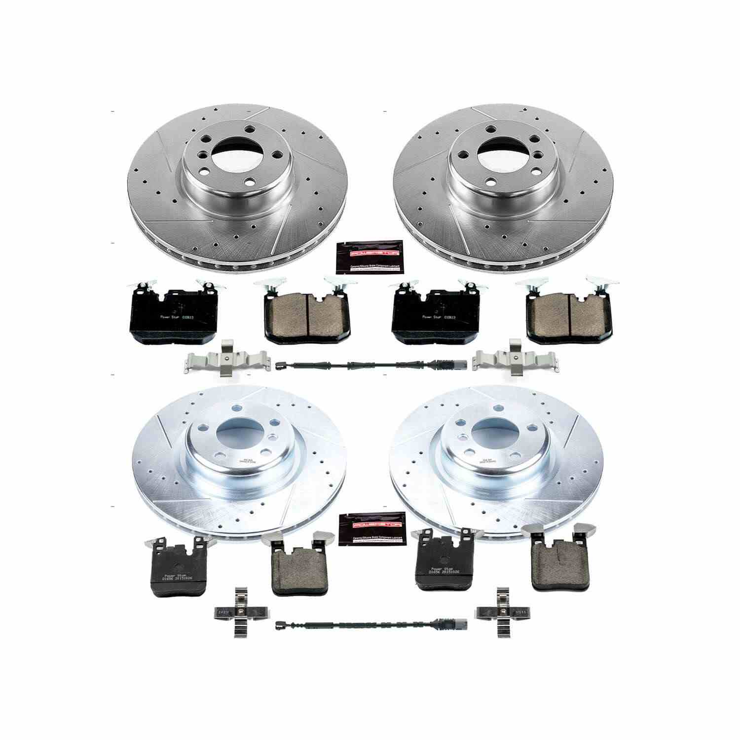 Power Stop 14-16 BMW 228i Front & Rear Z23 Evolution Sport Brake Kit