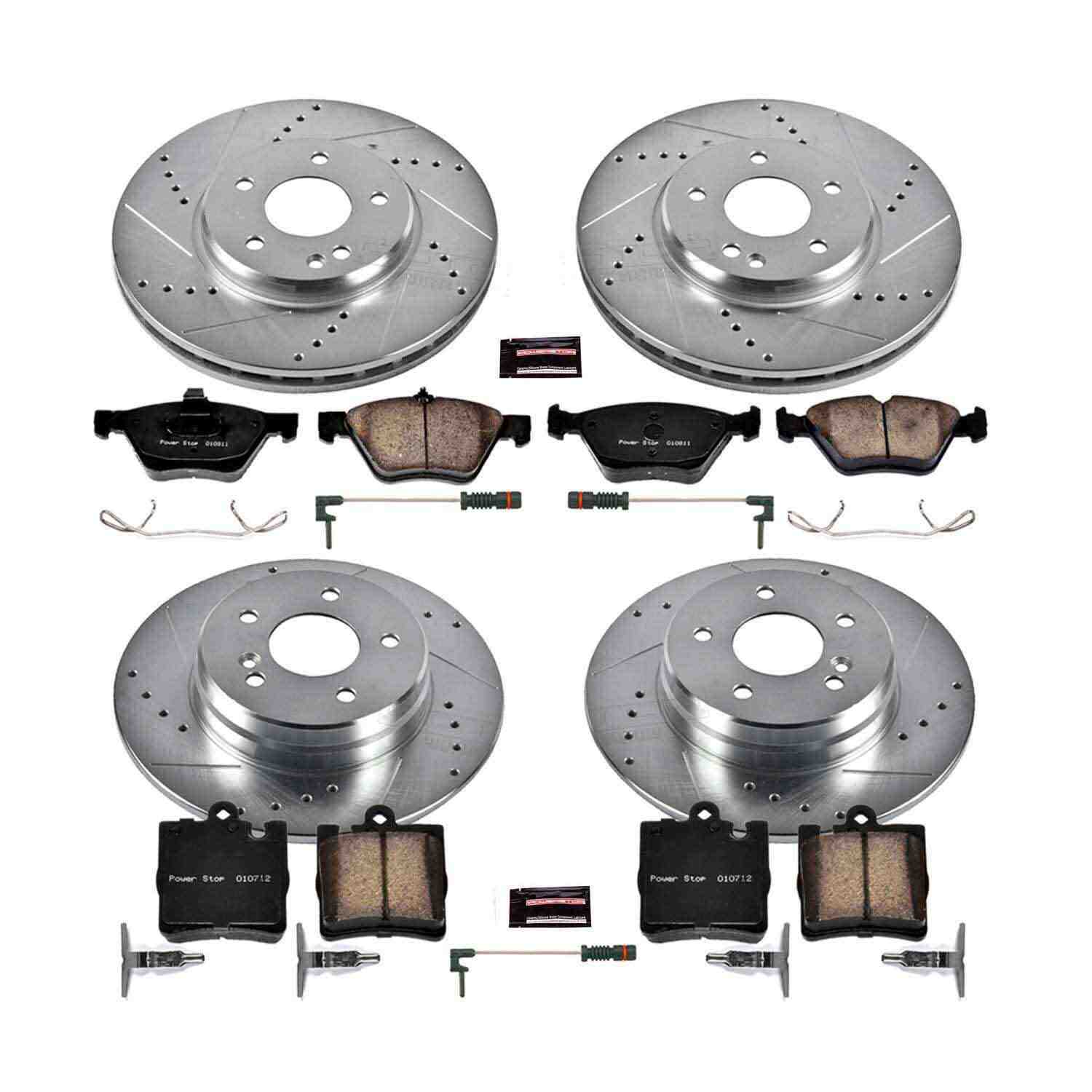 Power Stop 00-03 Mercedes-Benz CLK430 Front & Rear Z23 Evolution Sport Brake Kit