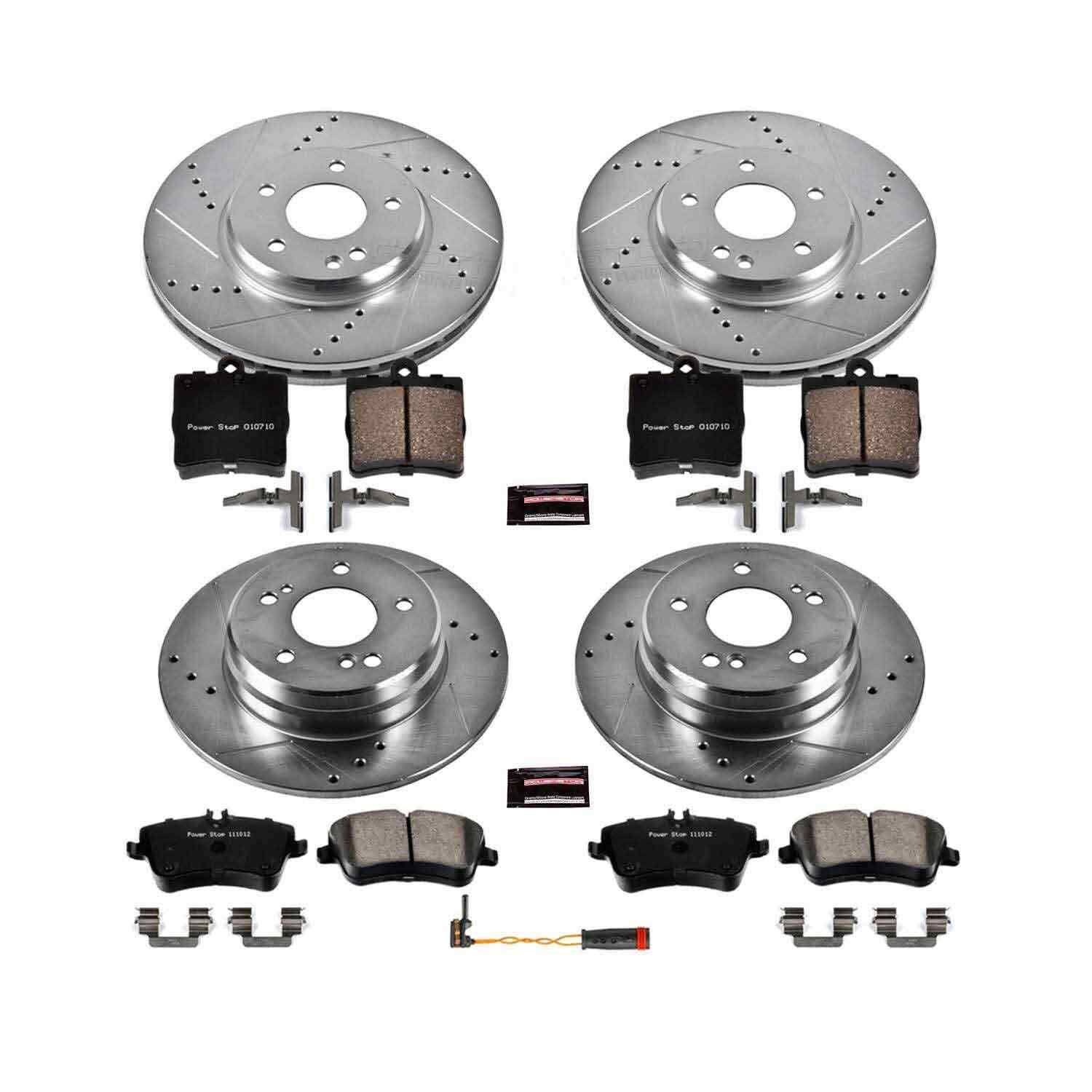 Power Stop 06-08 Mercedes-Benz SLK280 Front & Rear Z23 Evolution Sport Brake Kit