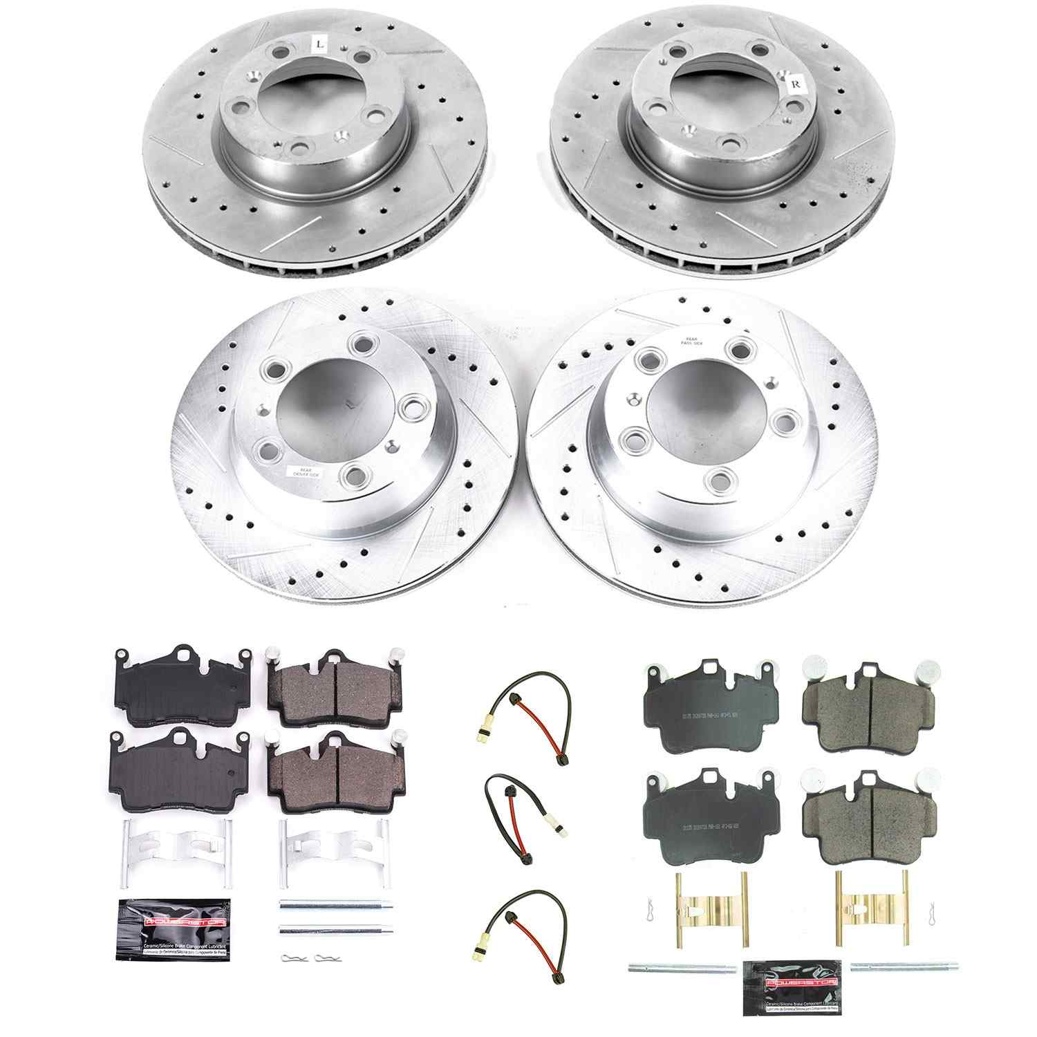 Power Stop 09-12 Porsche Boxster Front & Rear Z23 Evolution Sport Brake Kit