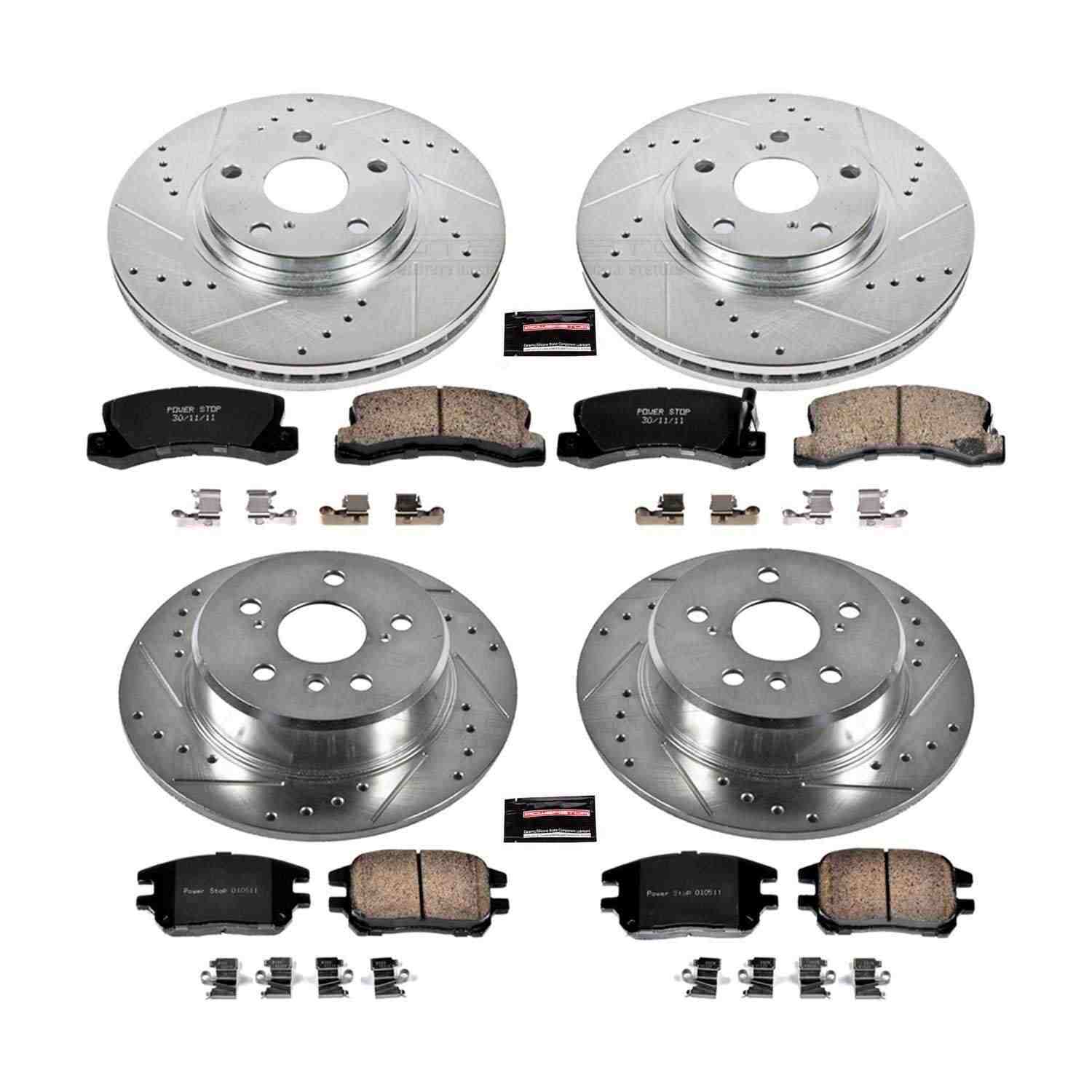 Power Stop 02-03 Lexus RX300 Front & Rear Z23 Evolution Sport Brake Kit