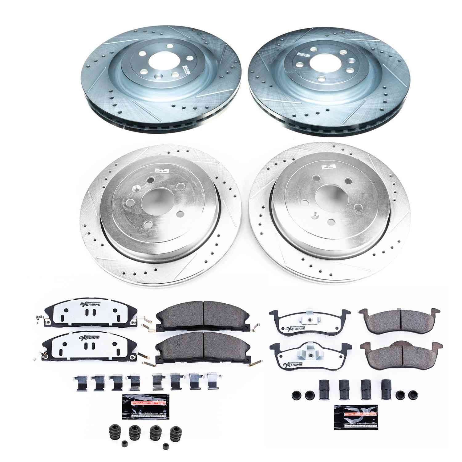 Power Stop 13-18 Lincoln MKT Front & Rear Z36 Truck & Tow Brake Kit