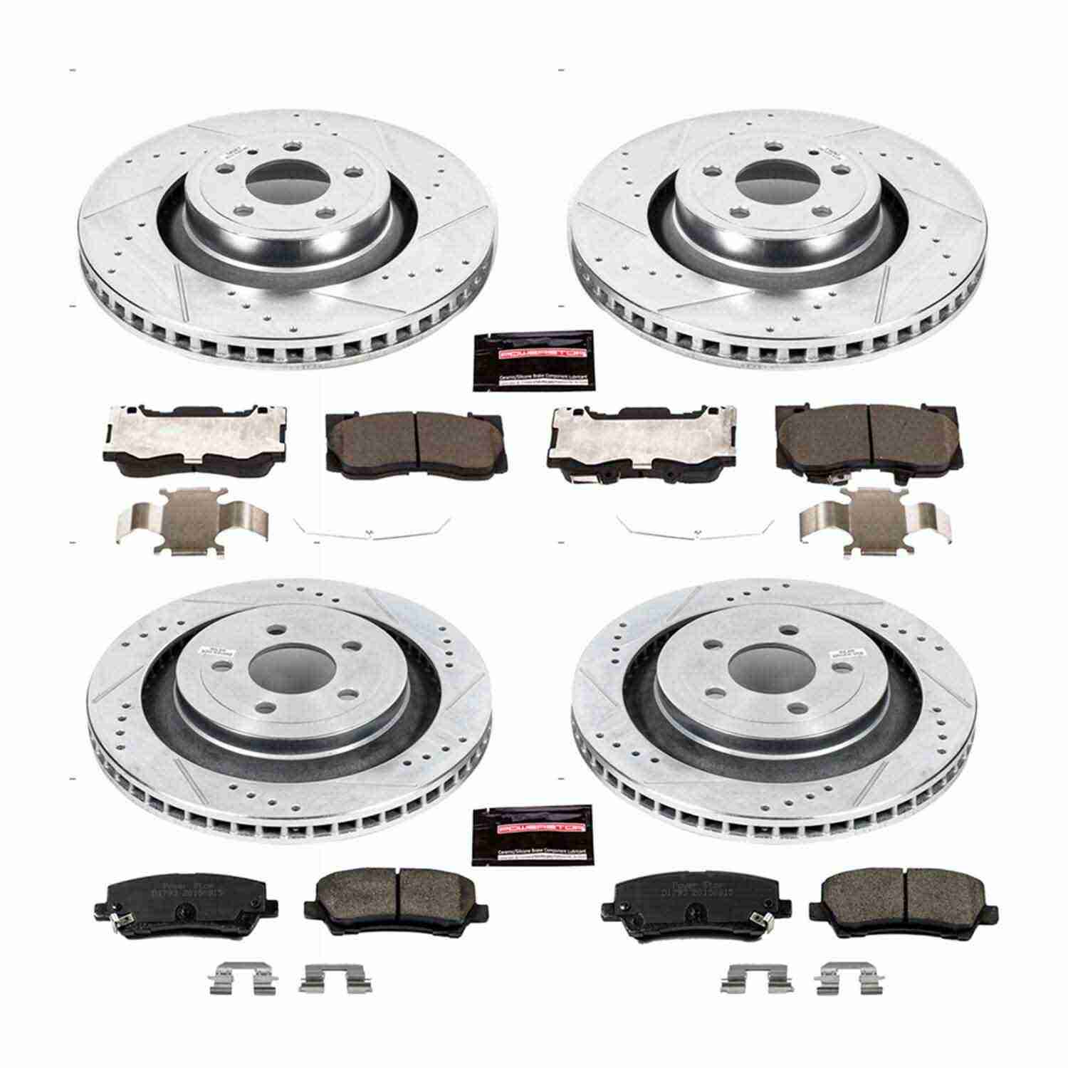 Power Stop 15-19 Ford Mustang Front & Rear Z23 Evolution Sport Brake Kit